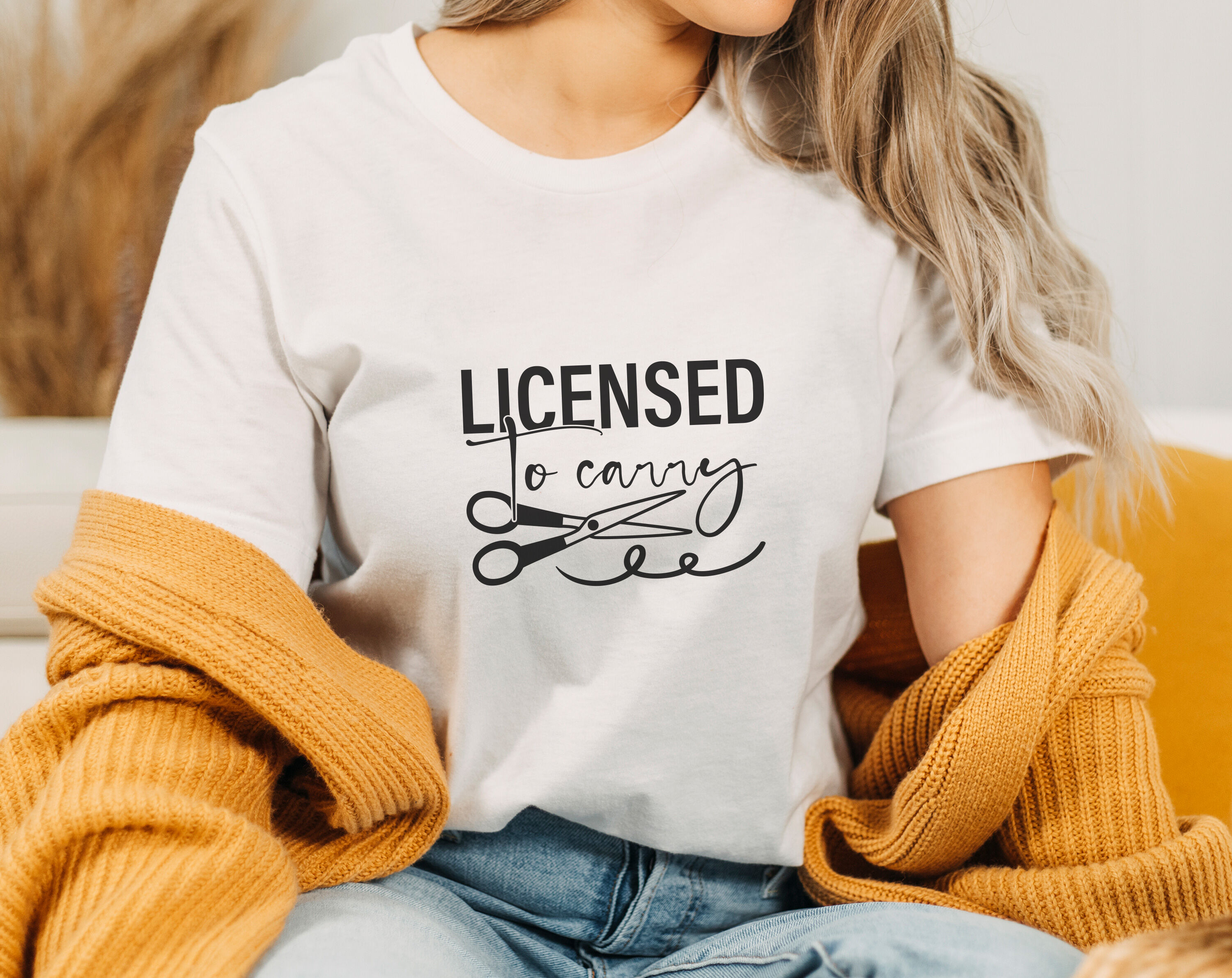 Licensed To Carry SVG, Funny Hairdresser SVG, Hair Stylist SVG By ...