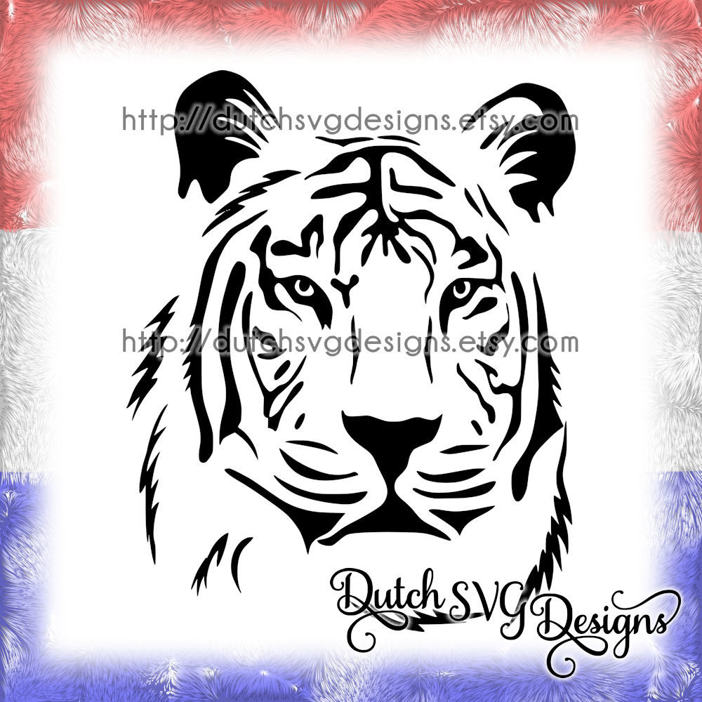 Download Tiger Cutting File In Jpg Png Eps Dxf Svg For Cricut Silhouette Plotter Hobby Datei Plotter File Clipart By Dutch Svg Designs Thehungryjpeg Com