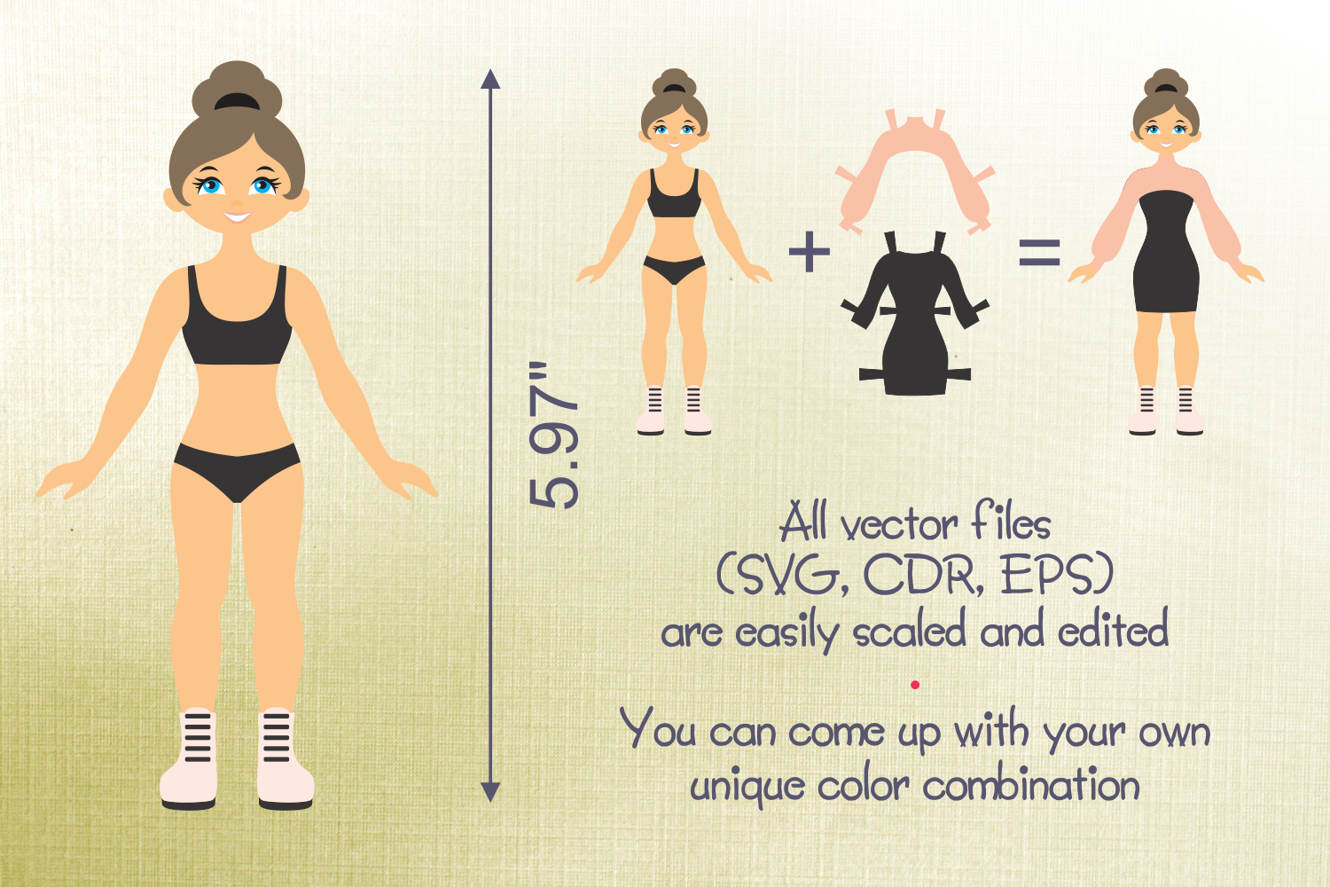 paper doll svg files