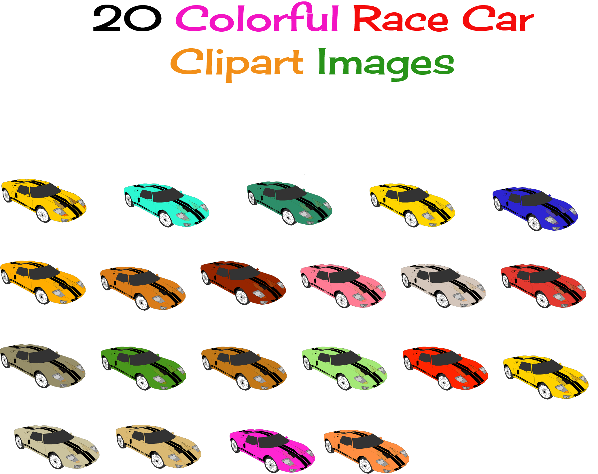 different paint colors for cars