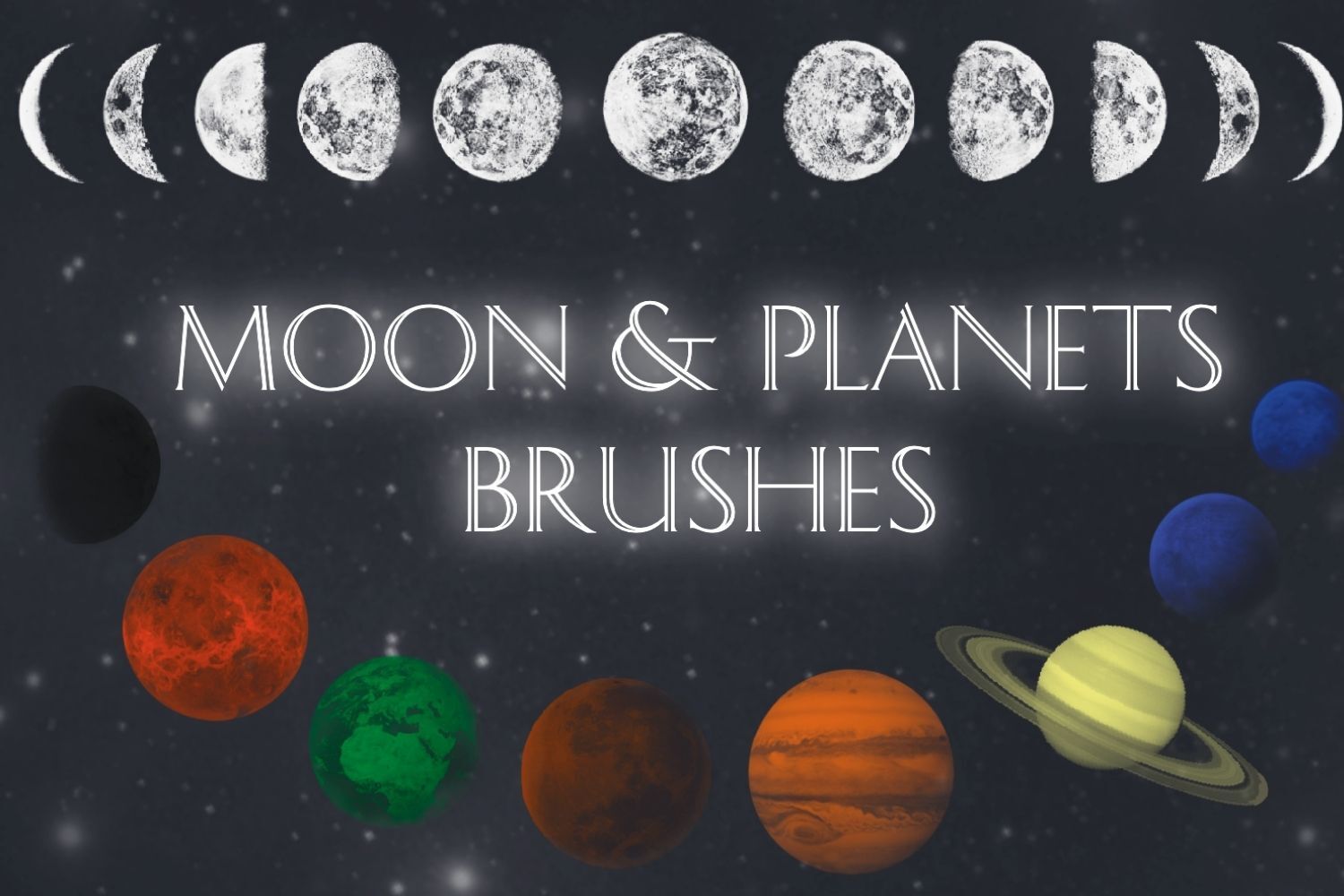 free moon procreate brushes