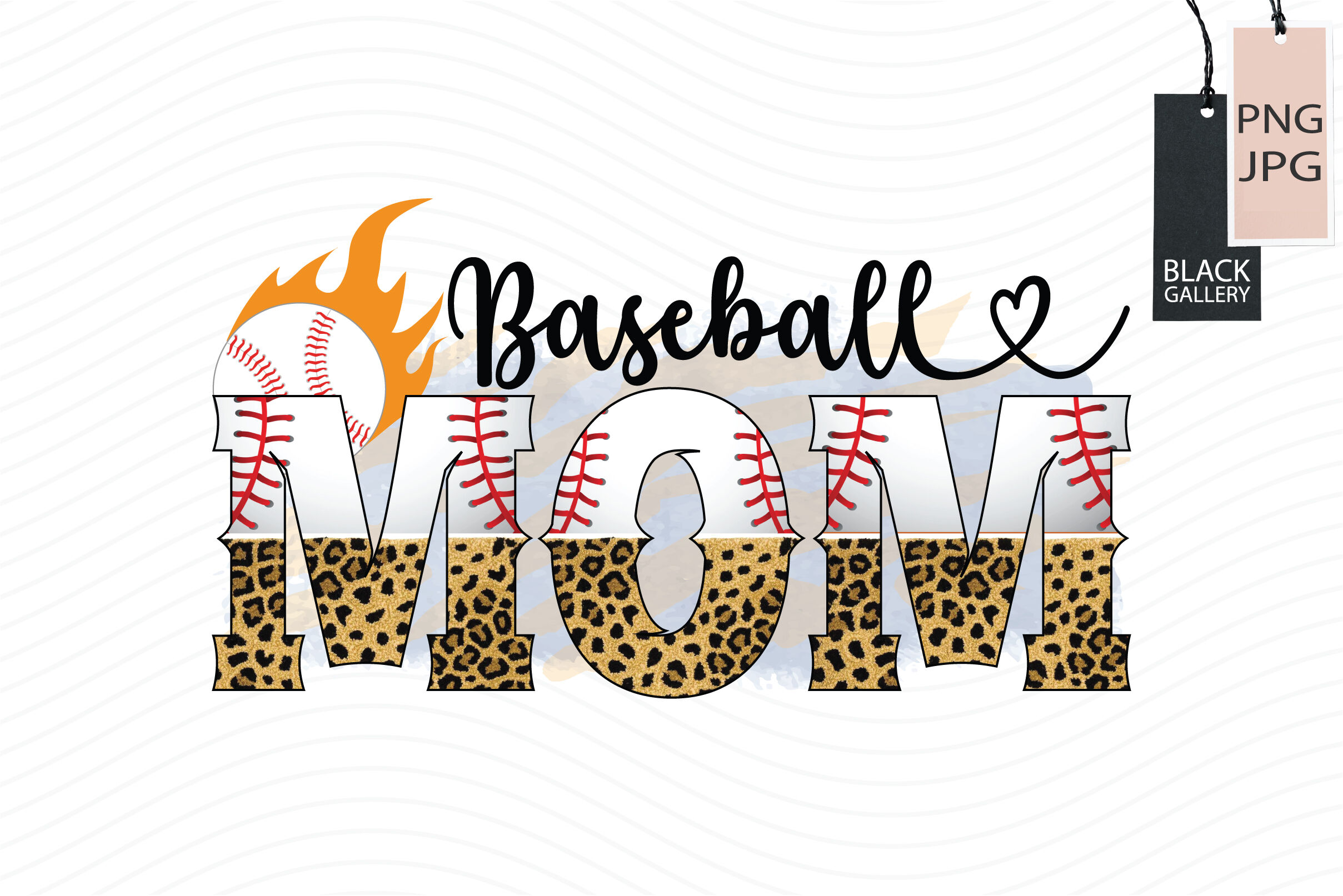 Baseball Mom Sublimation PNG