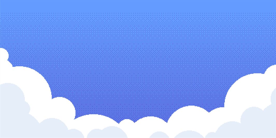 Hãy nhắm mắt và tưởng tượng cảm giác đang phiêu lưu trong Bầu trời Pixel với đầy đám mây xanh trừu tượng. Hình ảnh liên quan sẽ mang đến cho bạn một không gian đặc biệt và cực kỳ hấp dẫn. Hãy nhấn vào đây để khám phá thế giới Pixel art đầy màu sắc!