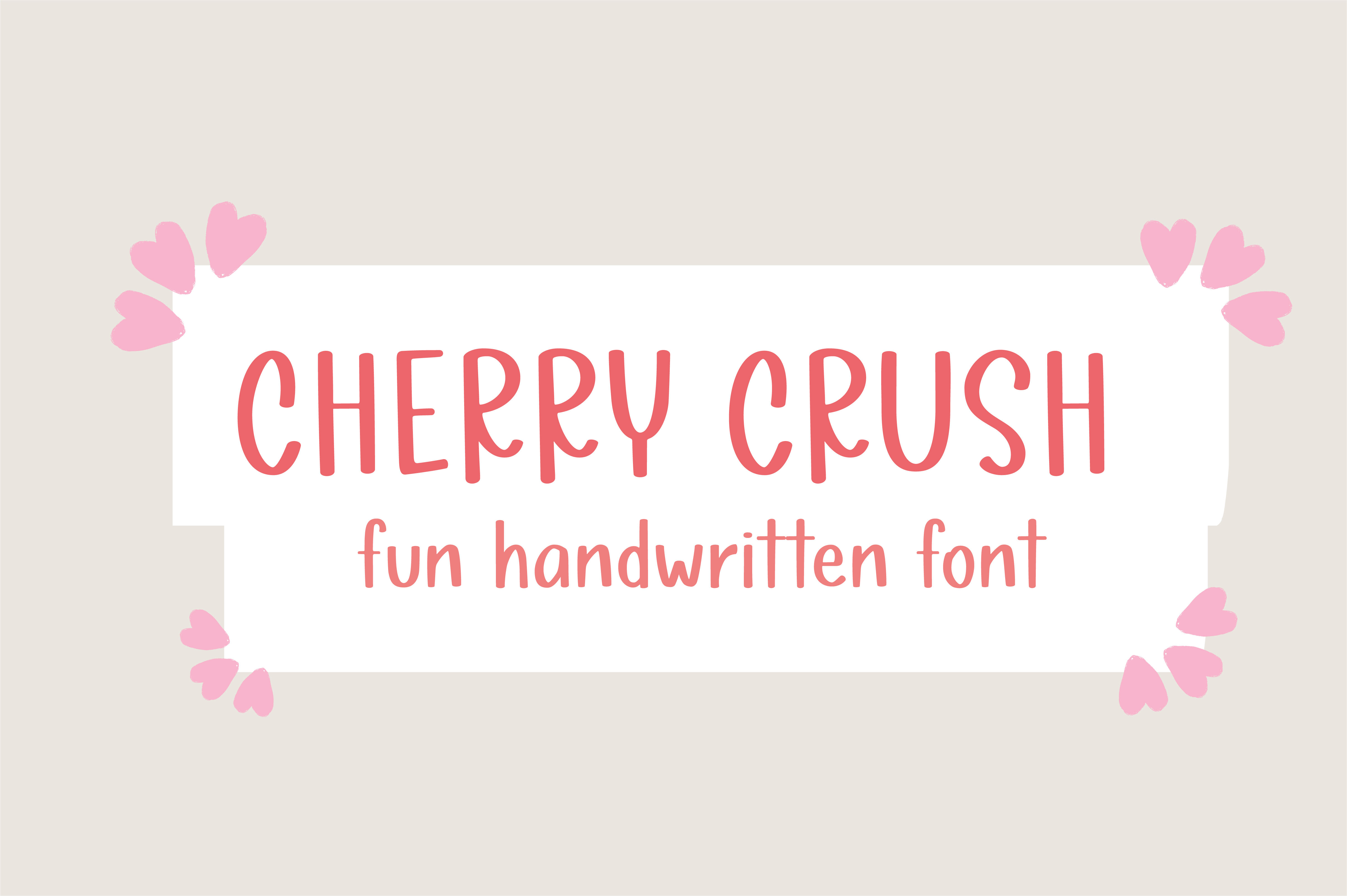 Cherry Crush By Sunday Nomad | TheHungryJPEG