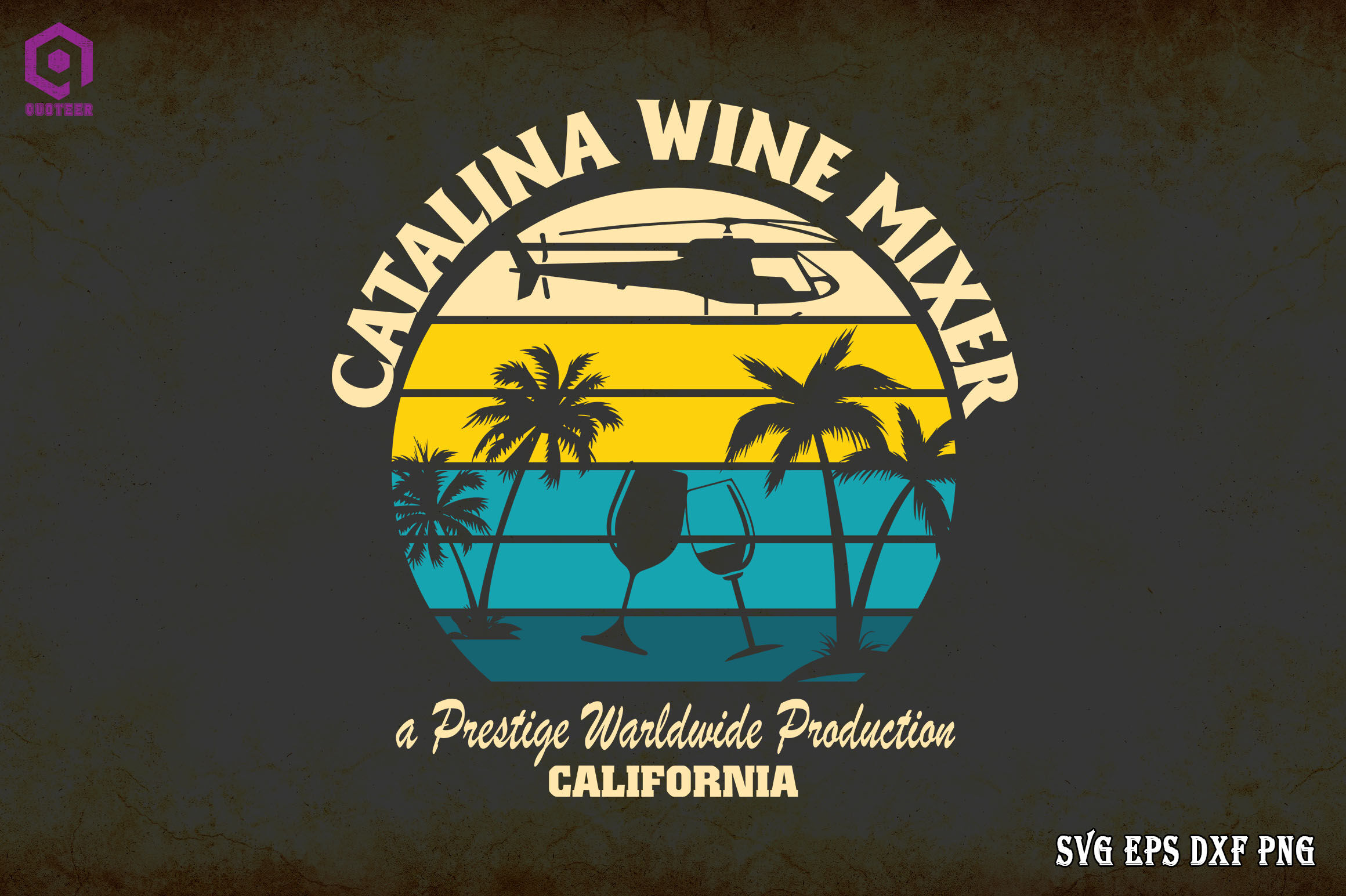 forræder Analytisk to uger Catalina Wine Mixer California By ChippoaDesign | TheHungryJPEG