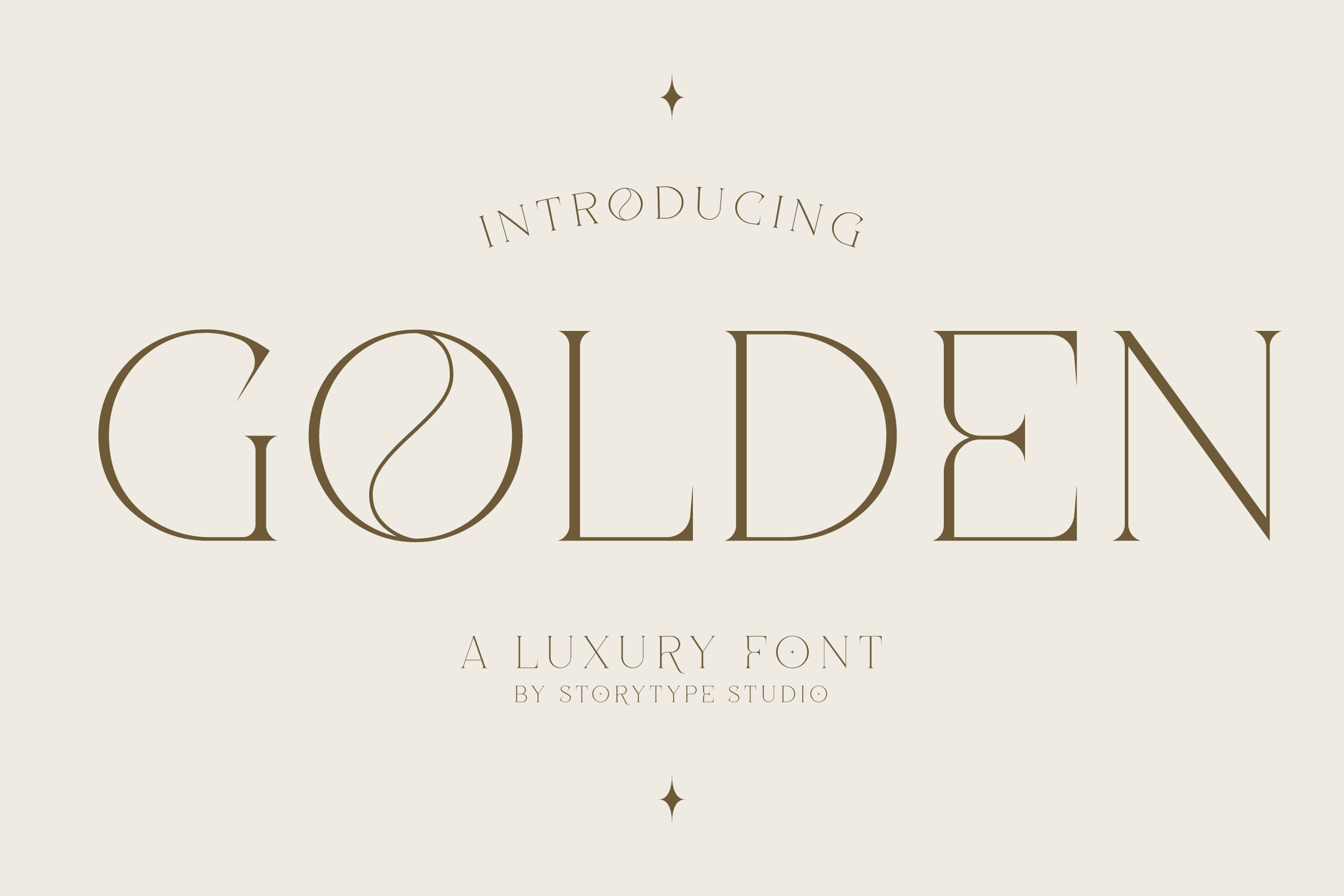 GOLDEN Typeface By Storytype Studio | TheHungryJPEG