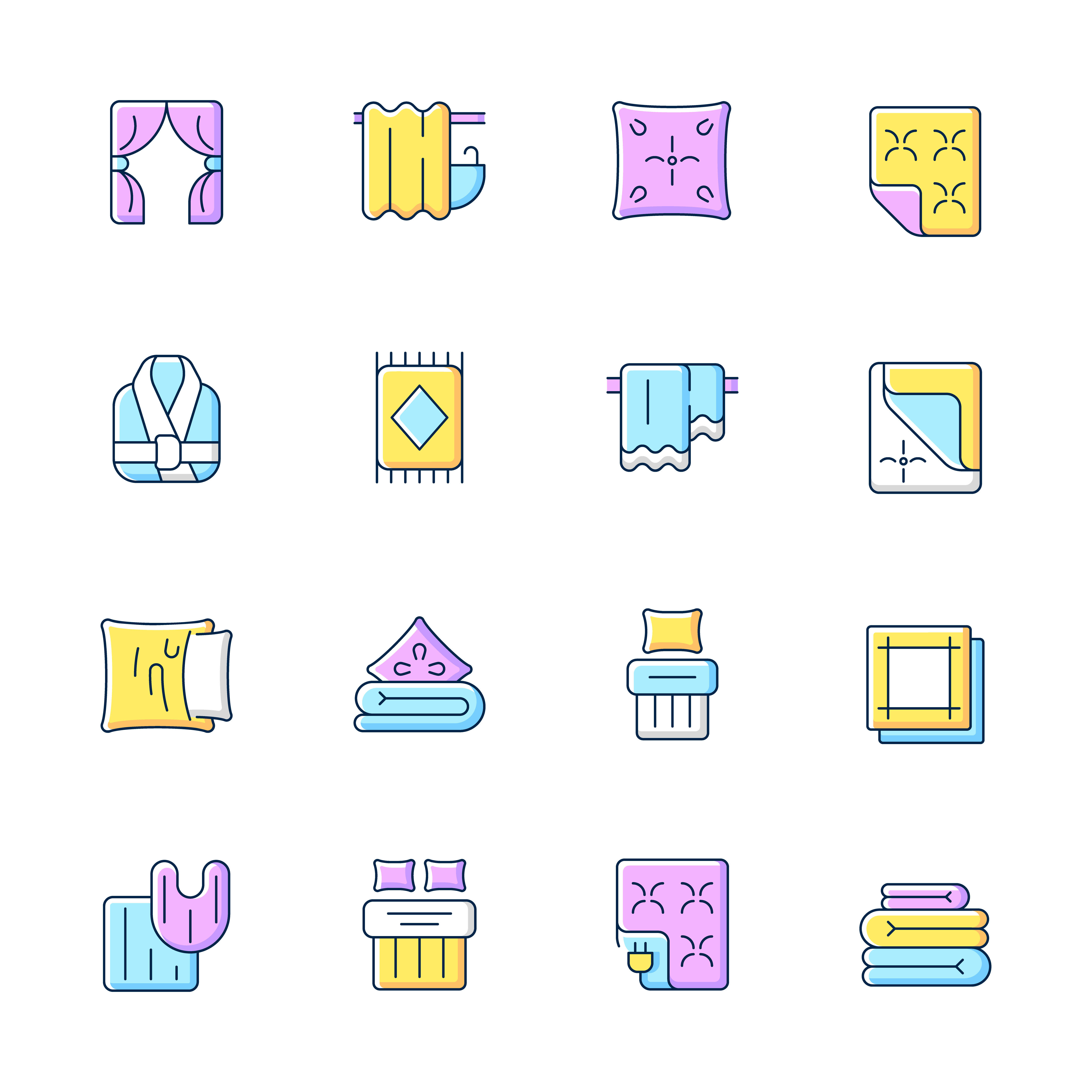 Home and living icons bundle By bsd studio | TheHungryJPEG