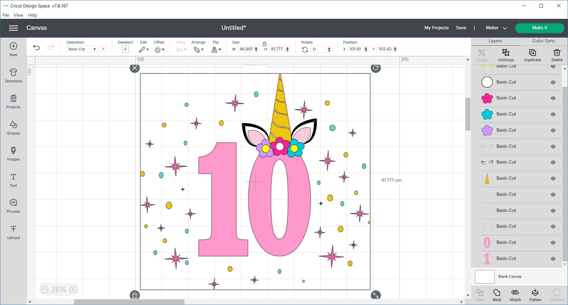 10th Birthday Svg, 10th birthday unicorn svg, 10th Girl Birthday Svg ...