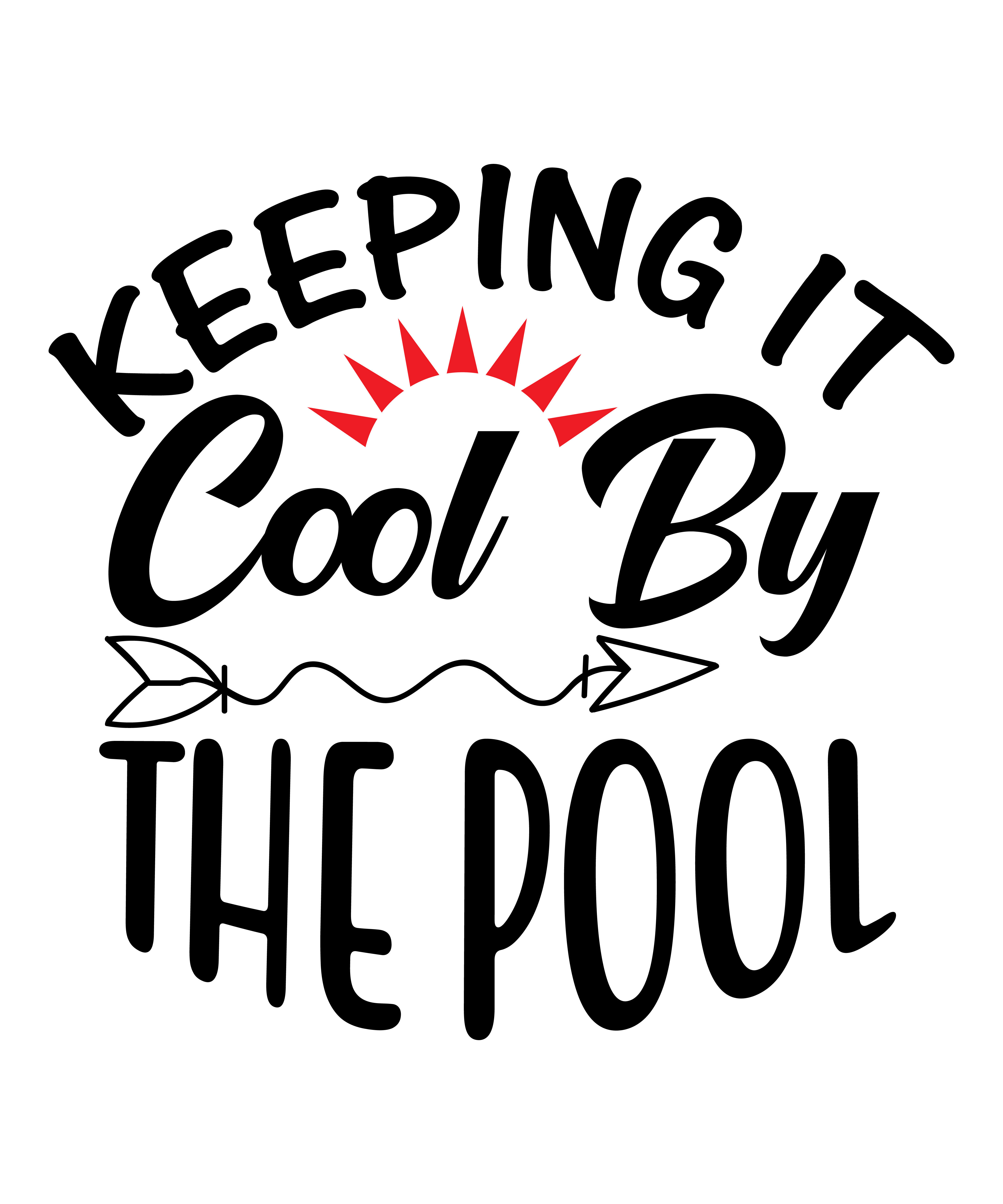 Keeping it cool by the pool svg By Designgallery65 | TheHungryJPEG