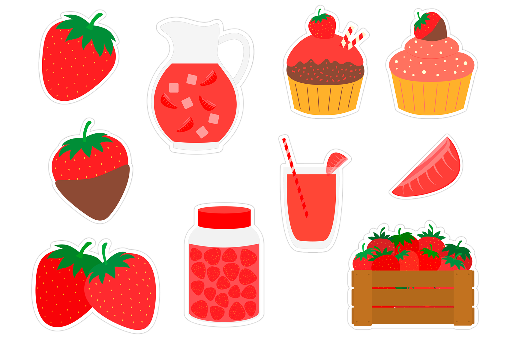 Strawberry Stickers