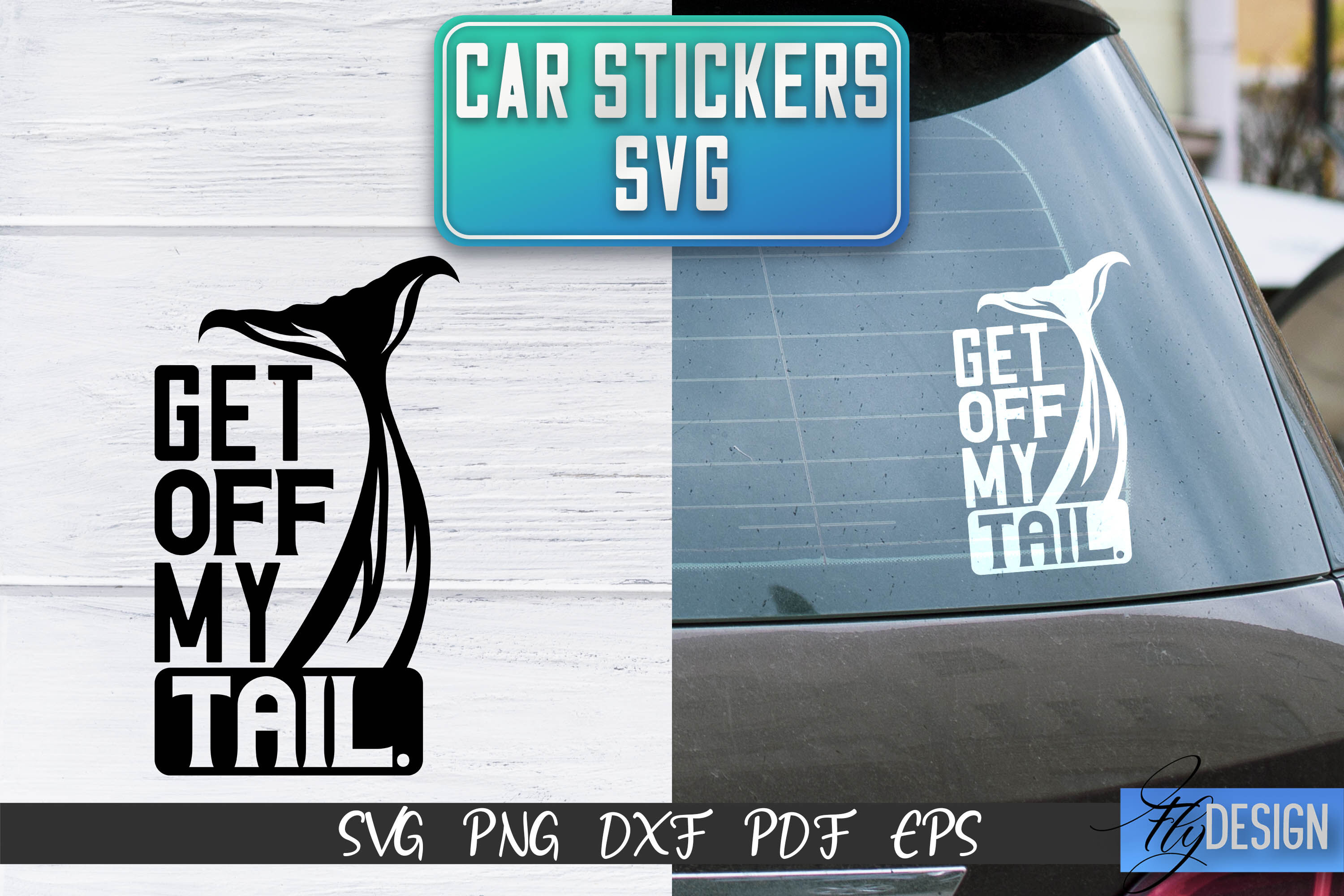 Car Stickers SVG, Car Decals SVG