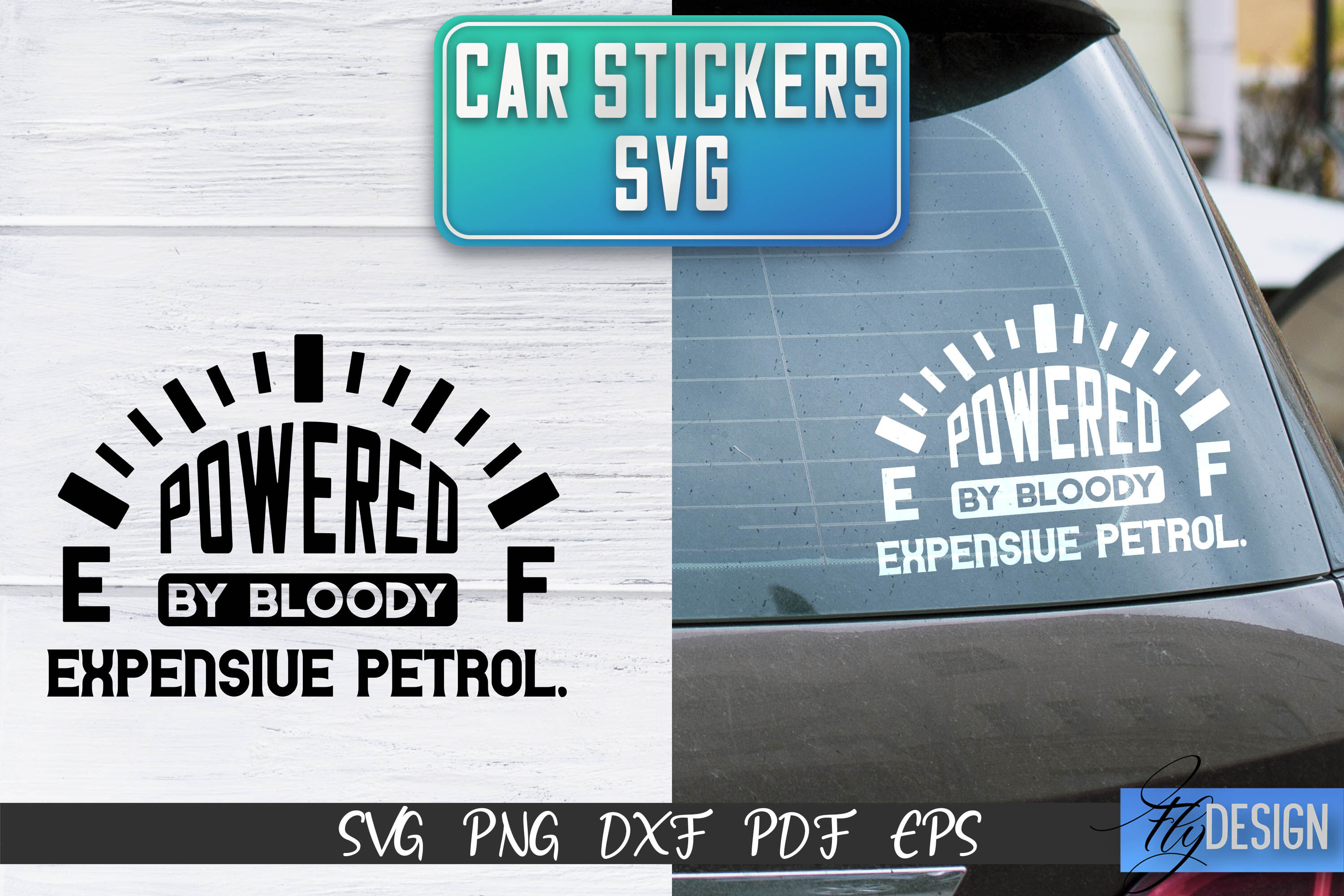 Car Stickers SVG, Car Decals SVG