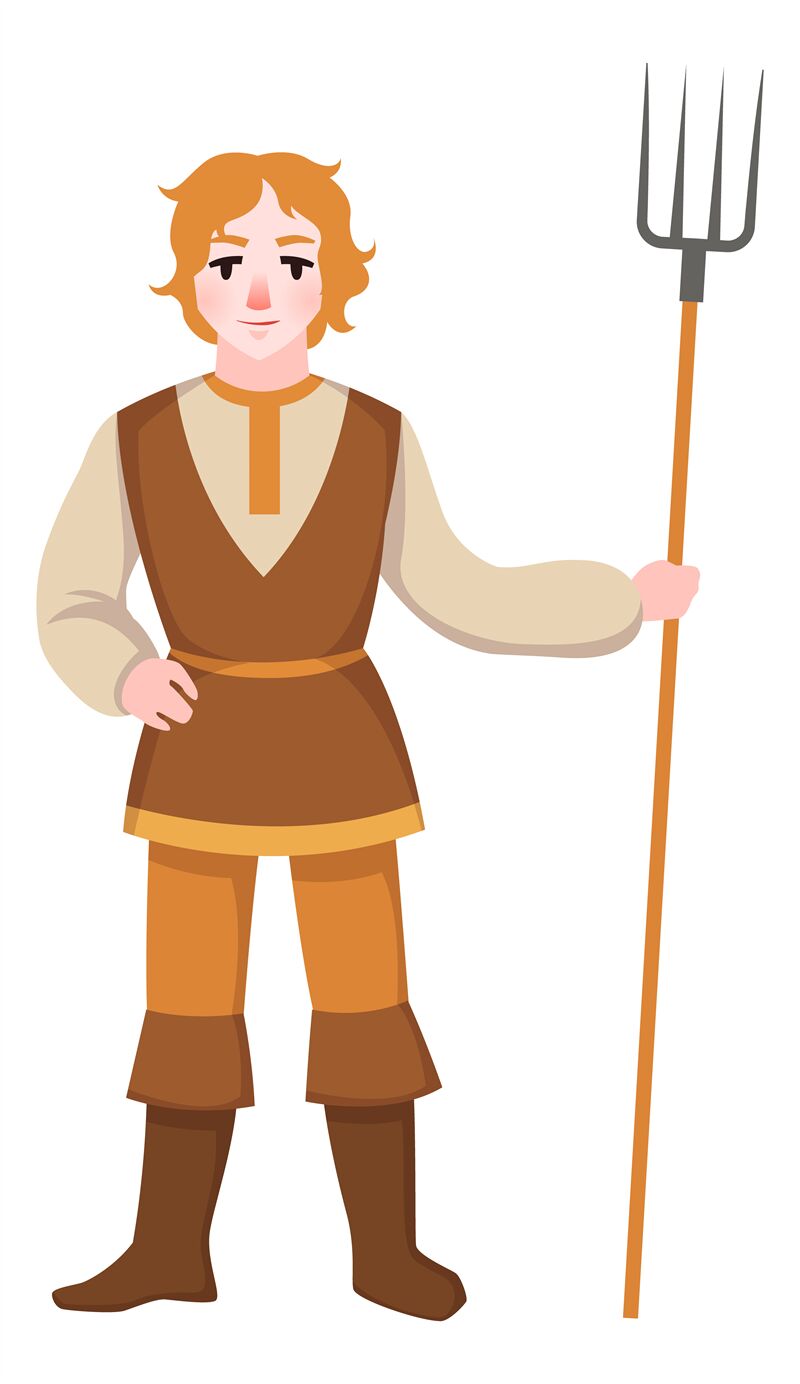 medieval peasant man