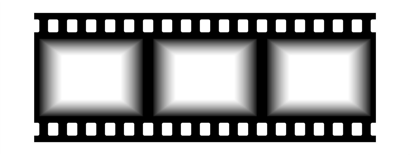 Movie reel template. Blank vintage film strip By YummyBuum