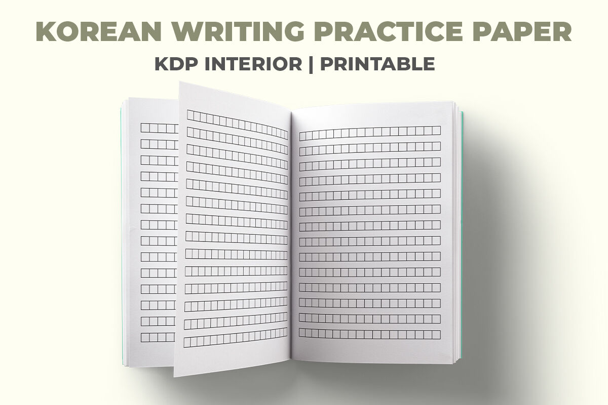 Japanese Writing Practice Book KDP Inter Graphic by M9 Design