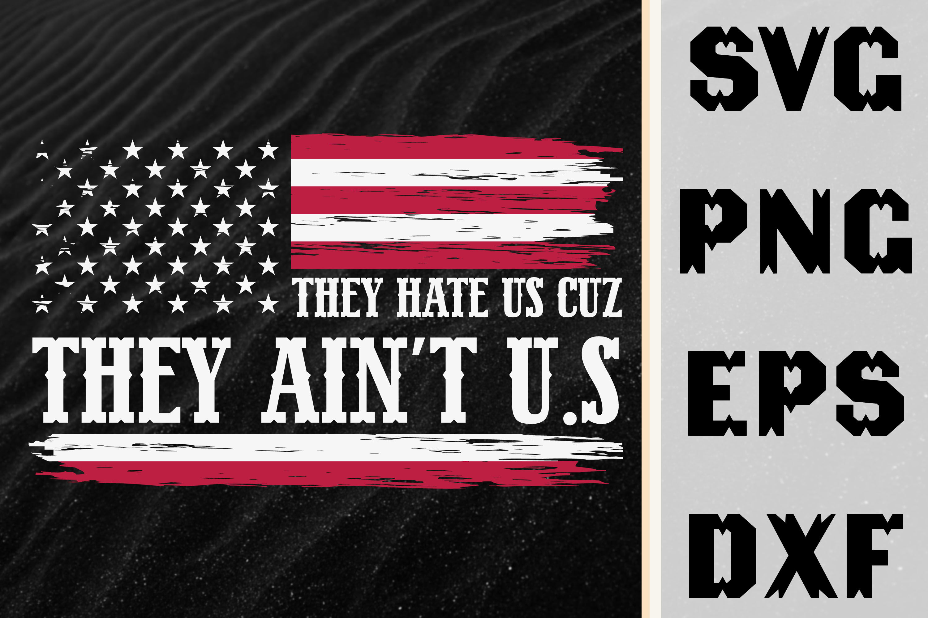 They Hate Us Cuz They Aint Us SVG PNG