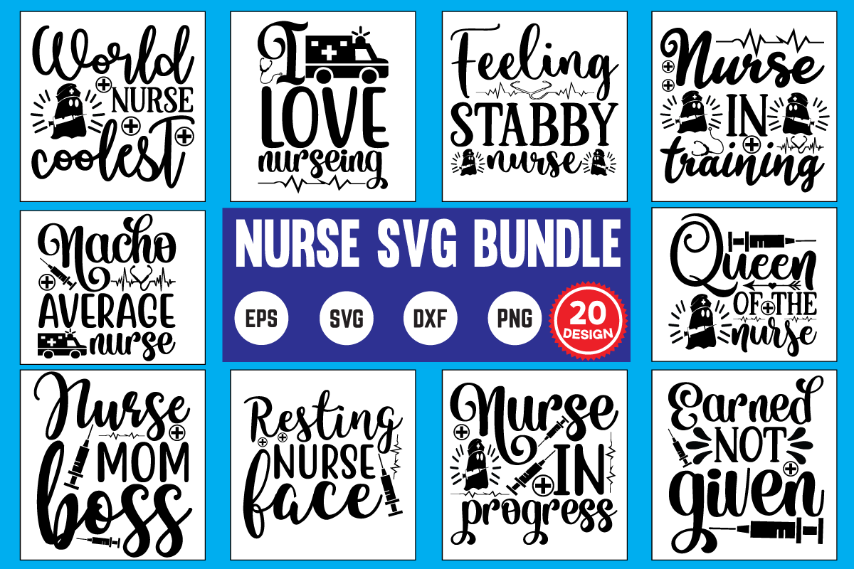 Nurse practitioner svg bundle - So Fontsy