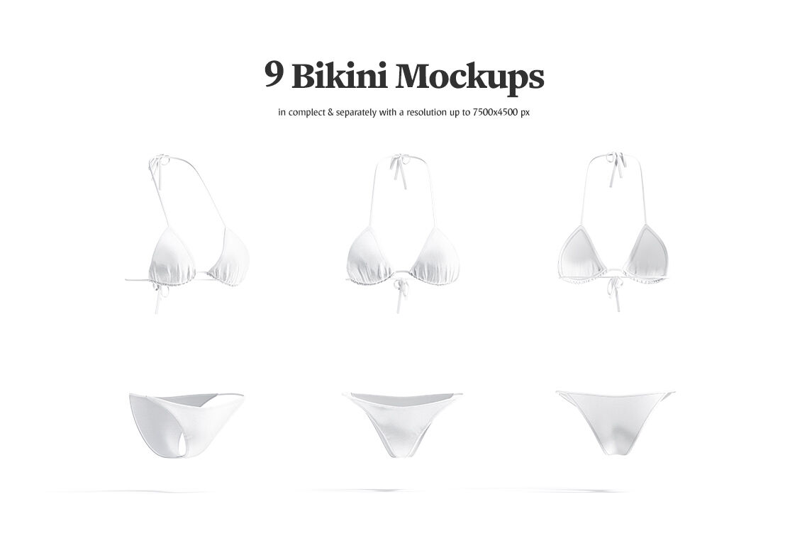 Bikini Mockups By rebrandy TheHungryJPEG