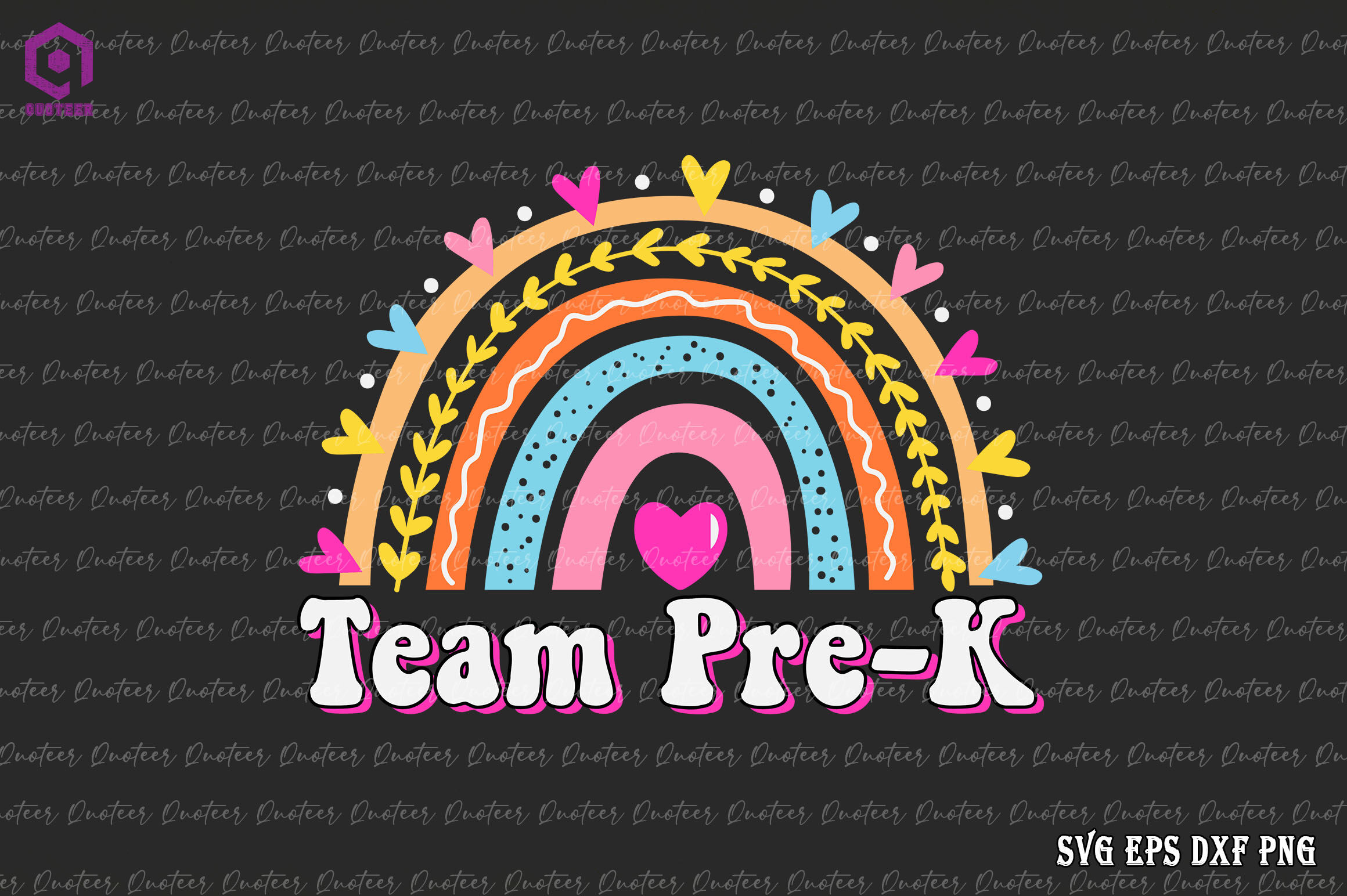 Team Pre K Back To School By ChippoaDesign | TheHungryJPEG