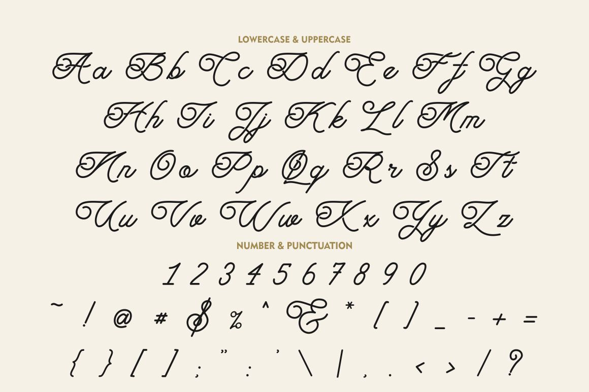 Deluxe Necklace - Luxury Calligraphy Font By PutraCetol Studio ...