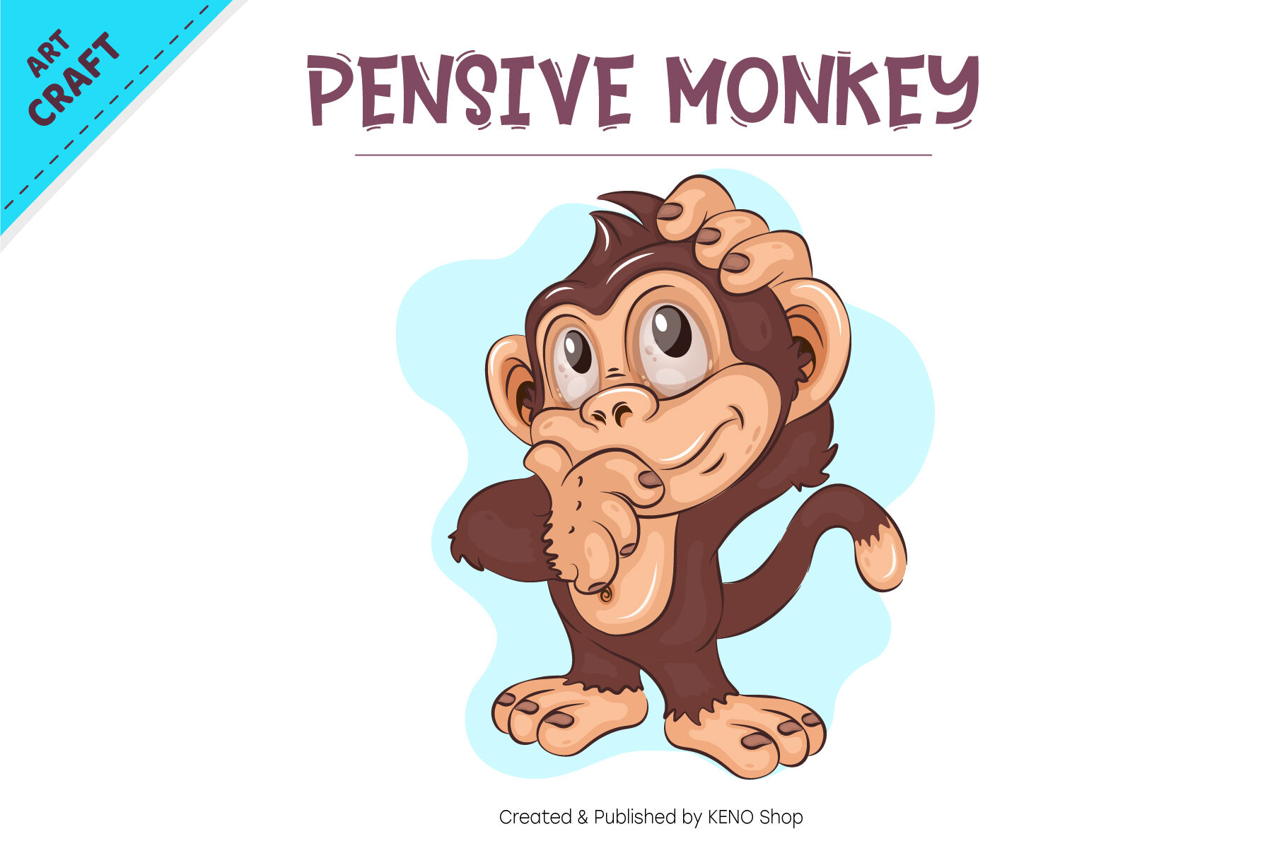 Medium Size Of How To Draw A Cartoon Monkey Head Swinging - Cartoon Monkey  Outline, HD Png Download - kindpng