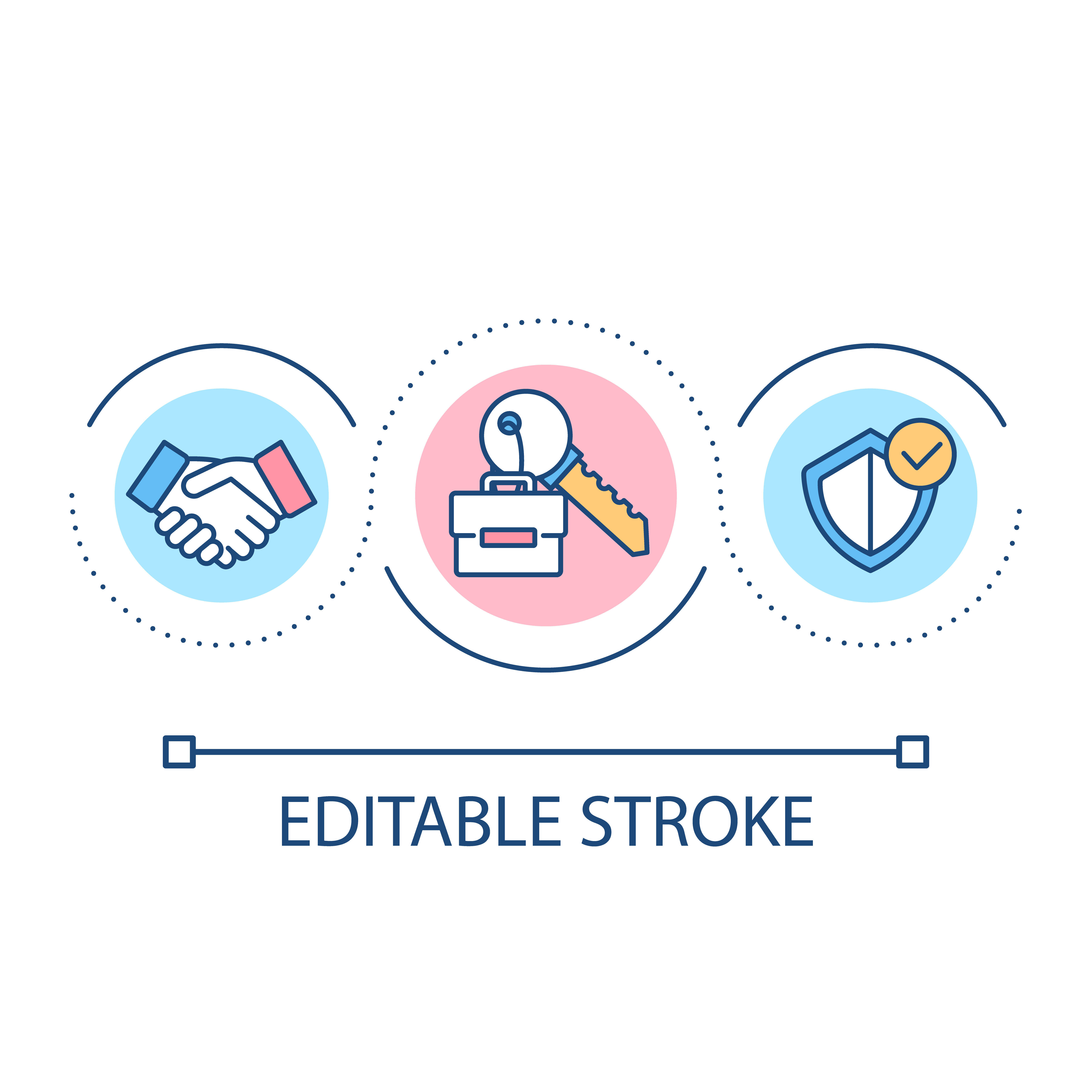 Job loss insurance loop concept icon By bsd studio | TheHungryJPEG