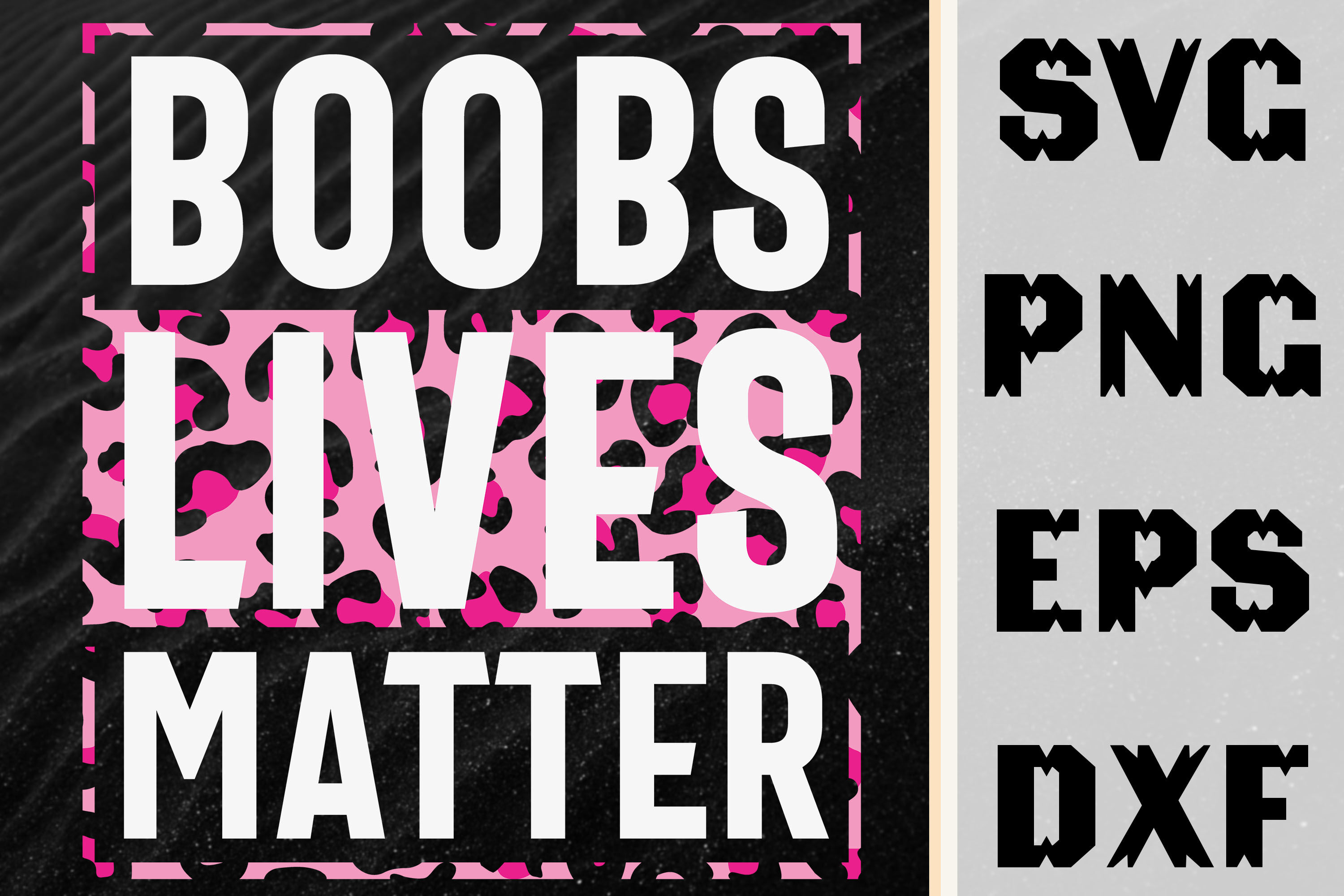 Boob Live Matter Breast Cancer Awareness By Novalia Thehungryjpeg 