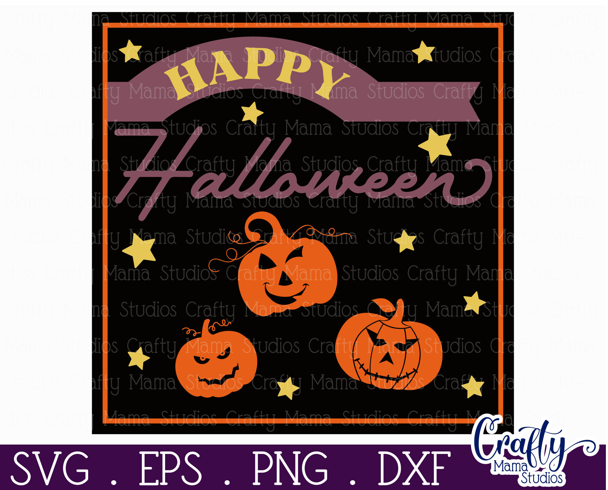 Retro Halloween Sign Svg Happy Halloween Old Style Design By Crafty