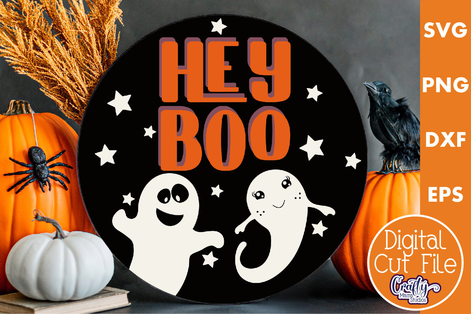 Retro Just Boo It Halloween Swoosh SVG Cutting Digital File