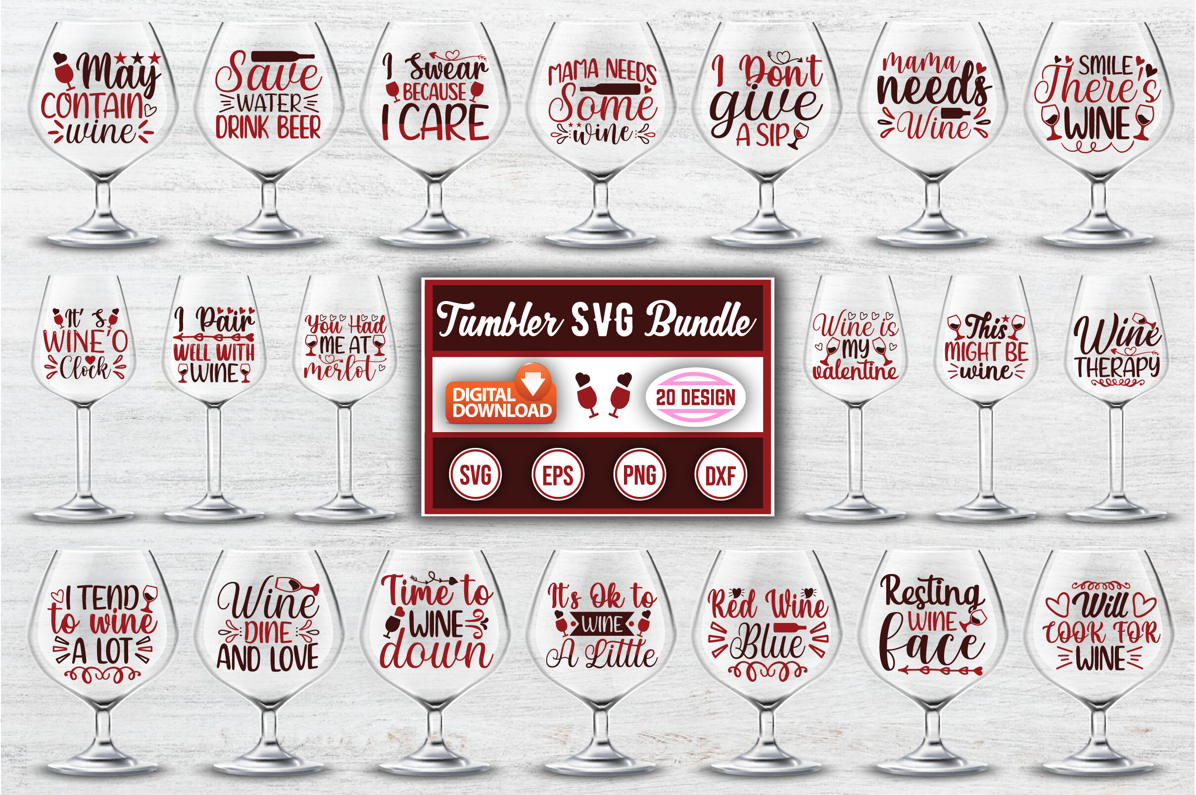 Custom Cute Quotes and Sayings Wine Glass - Engraved