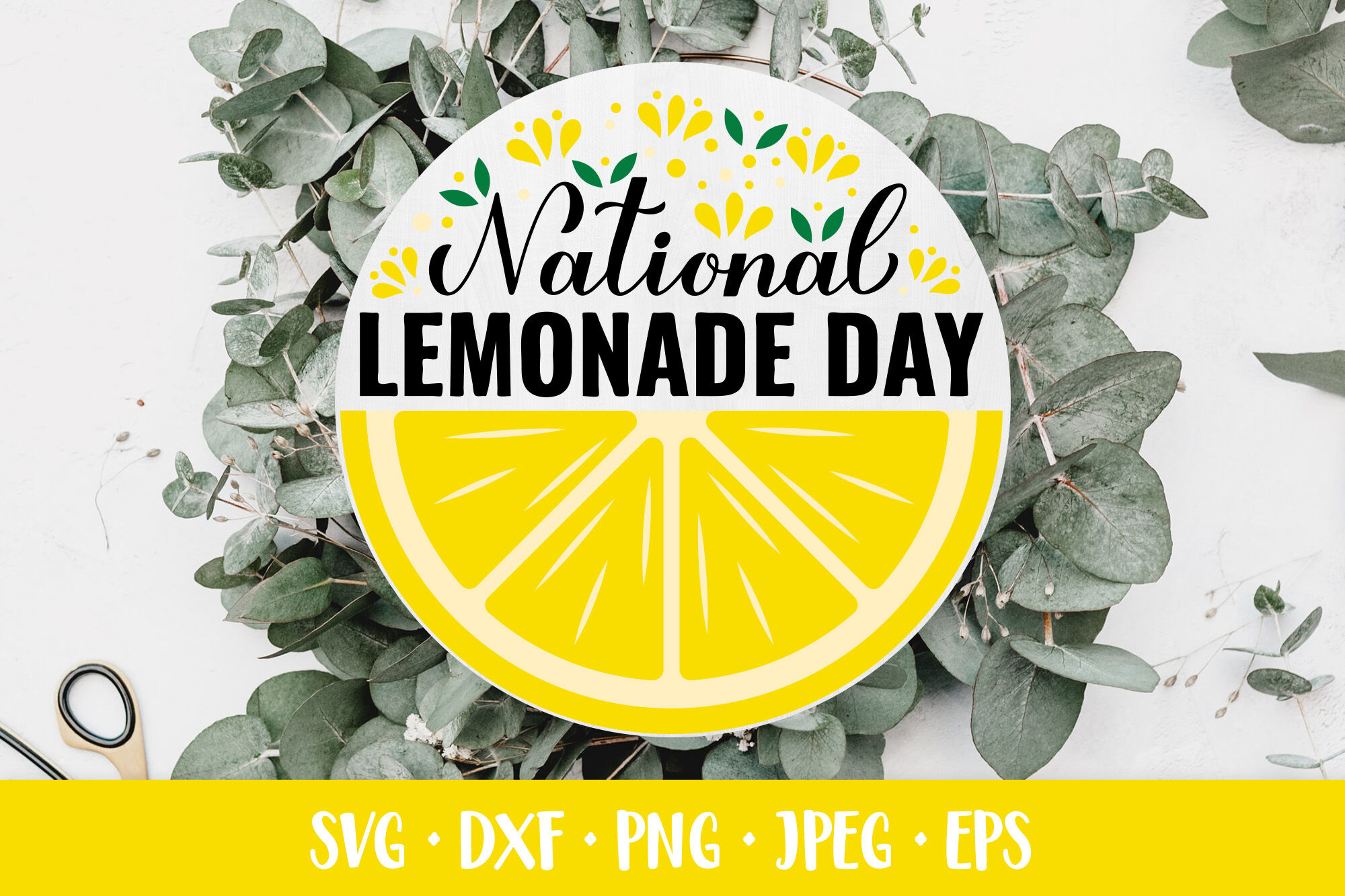 National lemonade day round sign SVG By LaBelezoka TheHungryJPEG