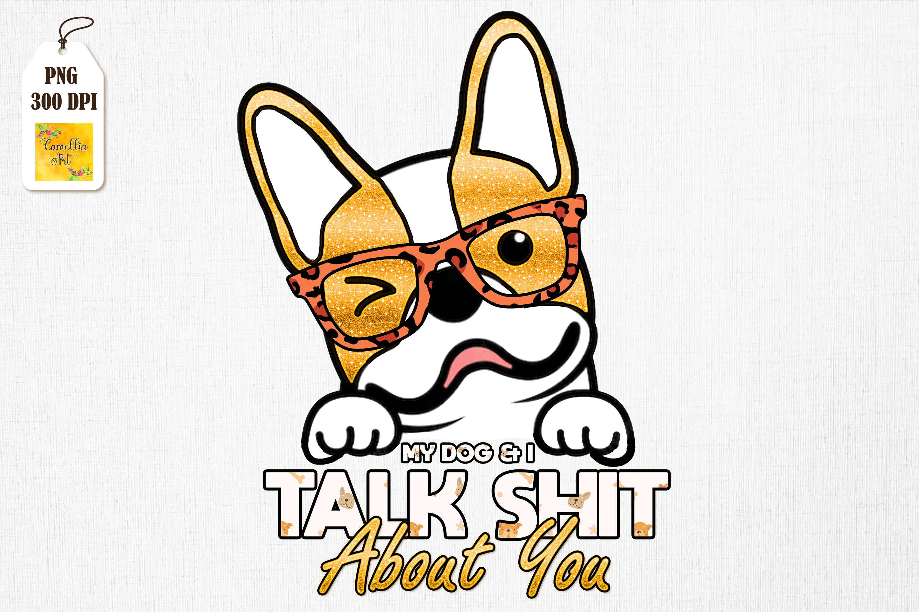 My Dog And I Talk A Lot About You By Mulew Art | TheHungryJPEG