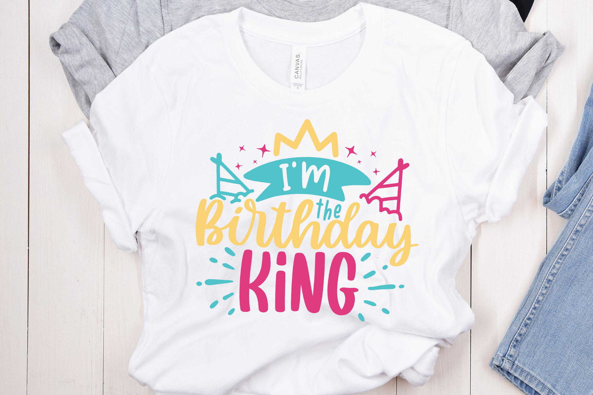 I'm The Birthday King SVG Cut File By dapiyupi | TheHungryJPEG