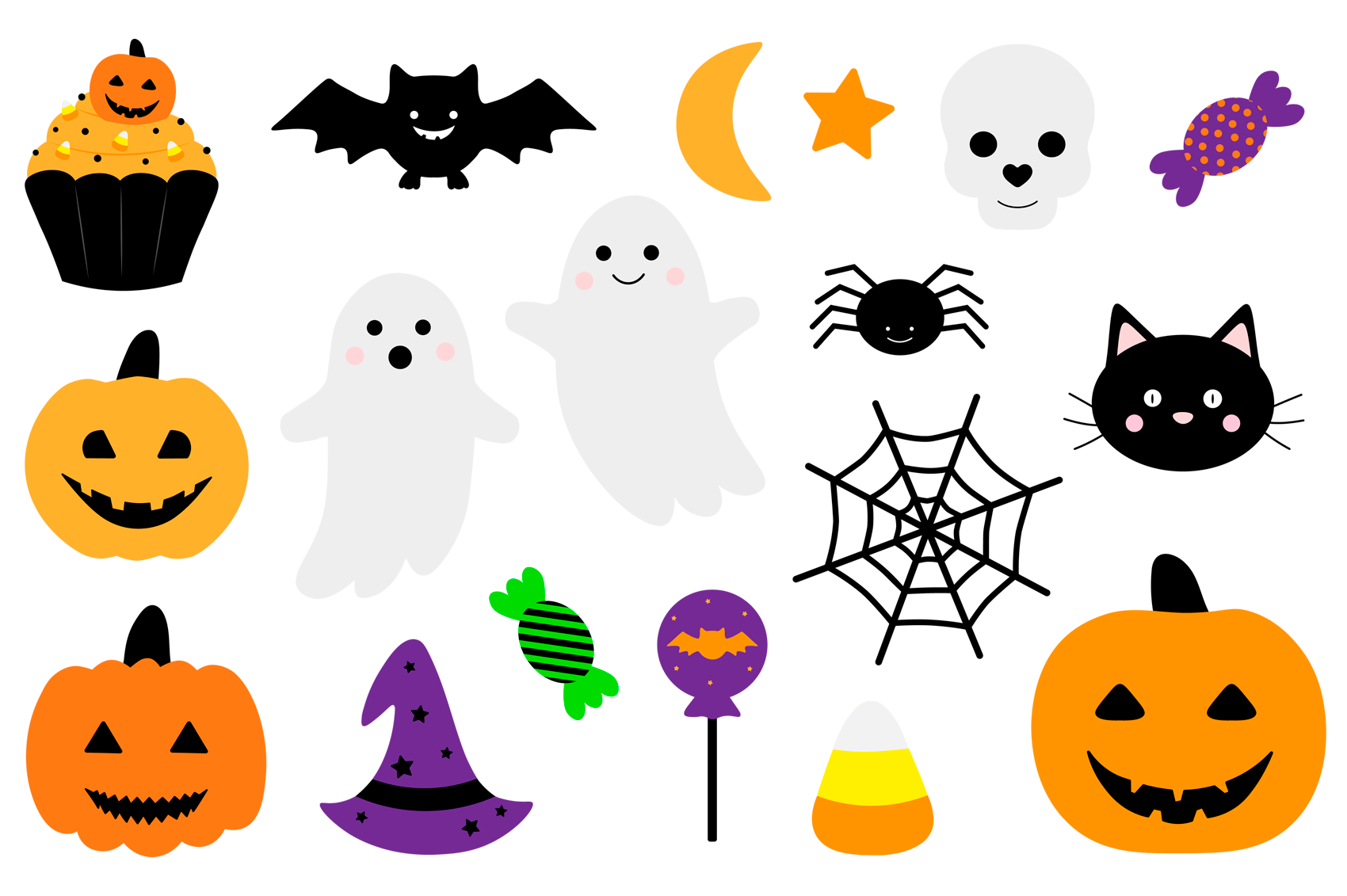 Halloween clipart. Cute Halloween SVG. Halloween sublimation By ...