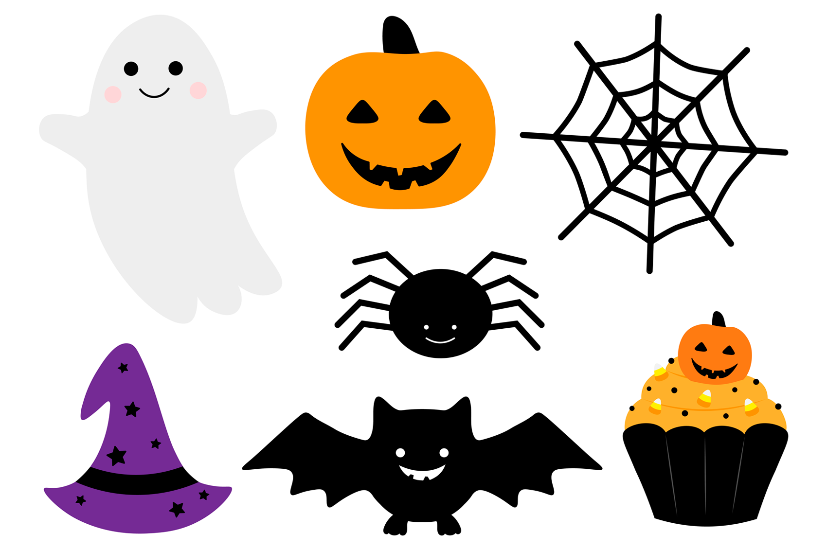 Halloween clipart. Cute Halloween SVG. Halloween sublimation By ...