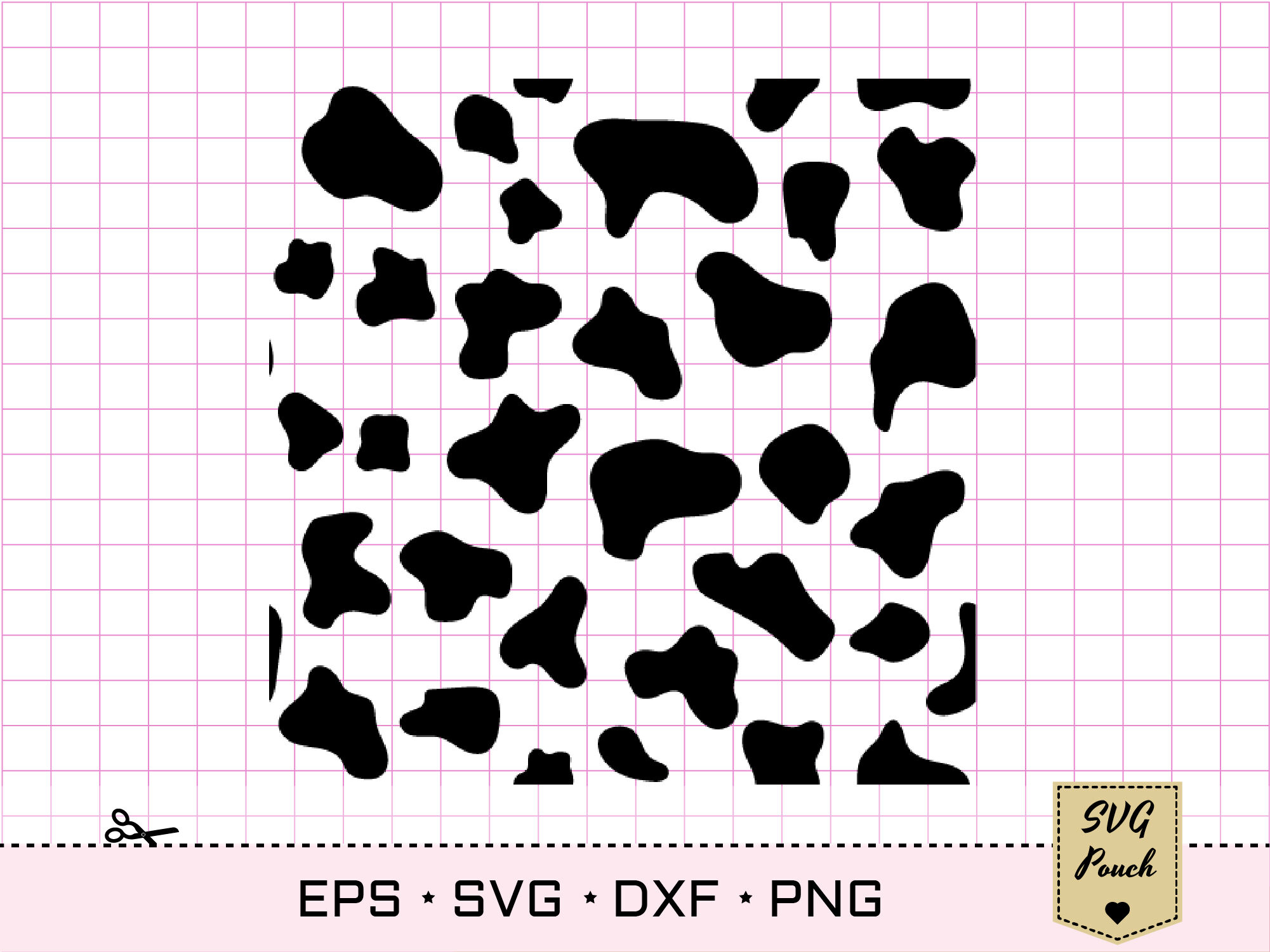 Cow Pattern SVG Bundle