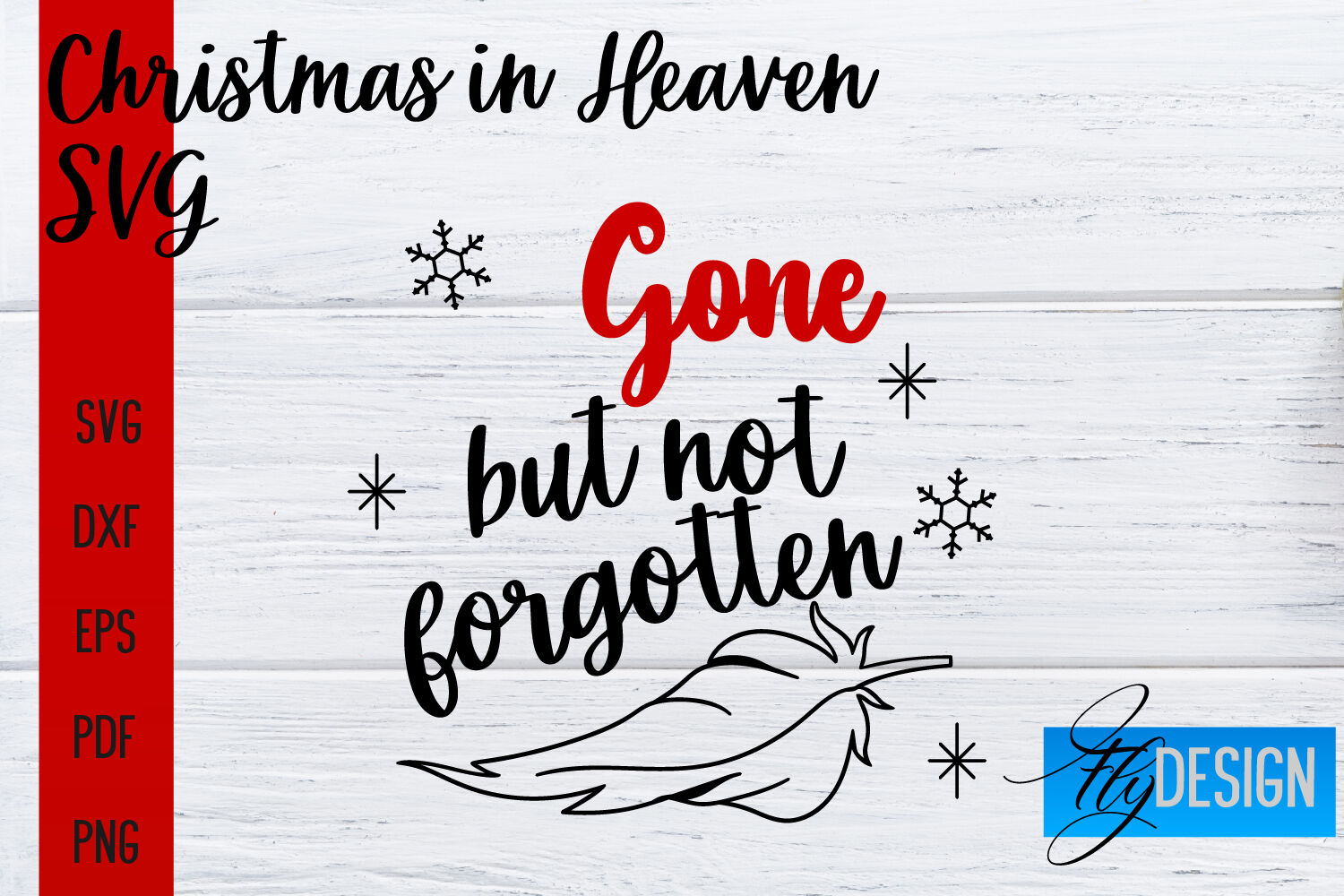 Christmas in Heaven SVG | Christmas Memorial SVG By Fly Design ...