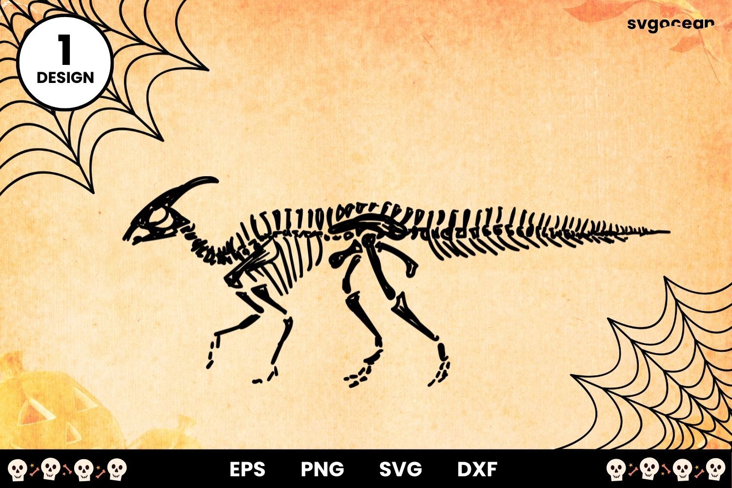 Pterodactyl Outline Patterns: DFX, EPS, PDF, PNG, and SVG Cut Files