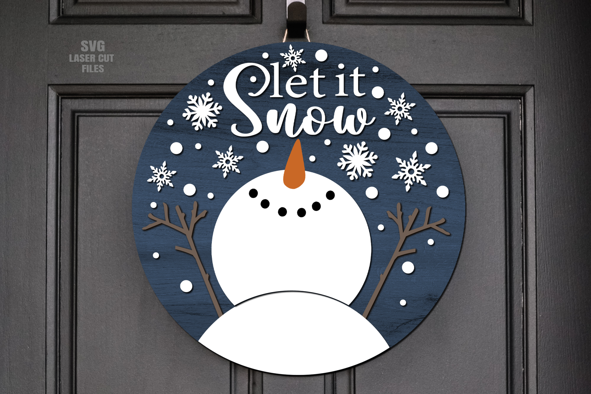 Let it snow Christmas SVG cutfile