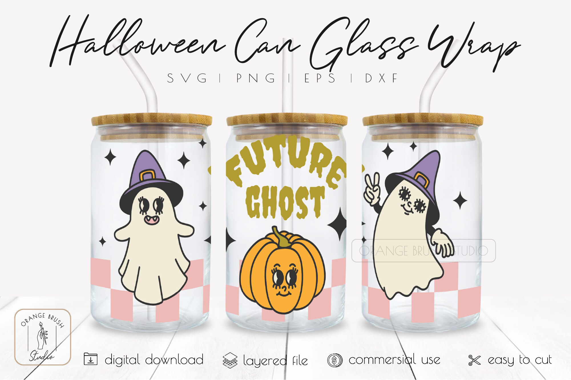 Ghost Beer Can Glass, Ice Coffee Glass, Iced Coffee Cup, Spooky Season  Glass, Halloween Party Gift, Halloween Coffee Glass, Beer Can Glass