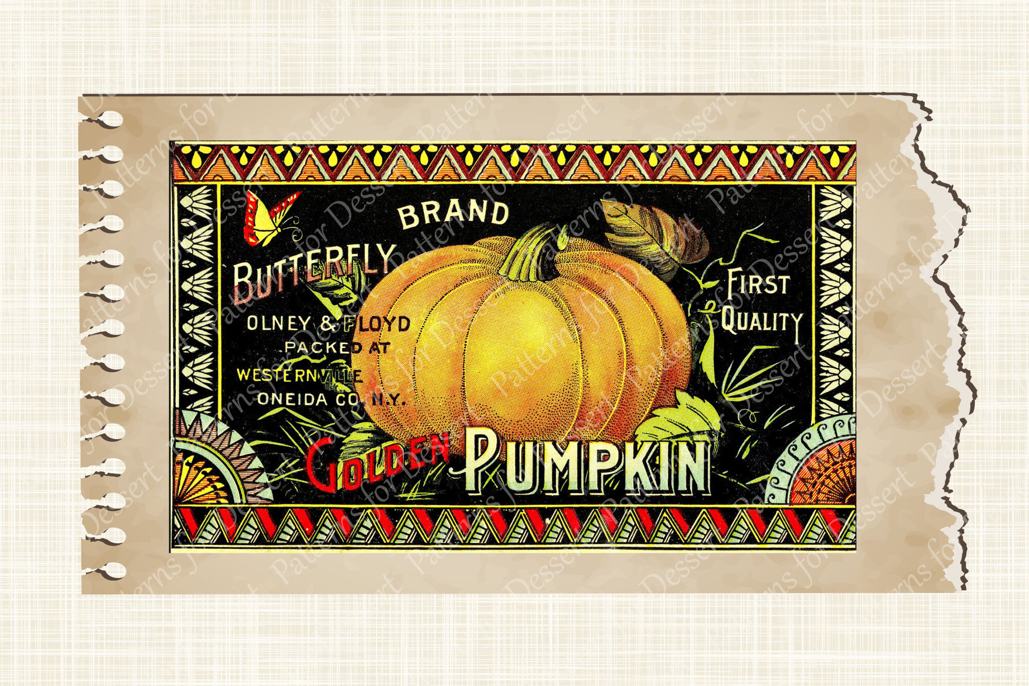 vintage pumpkin clip art