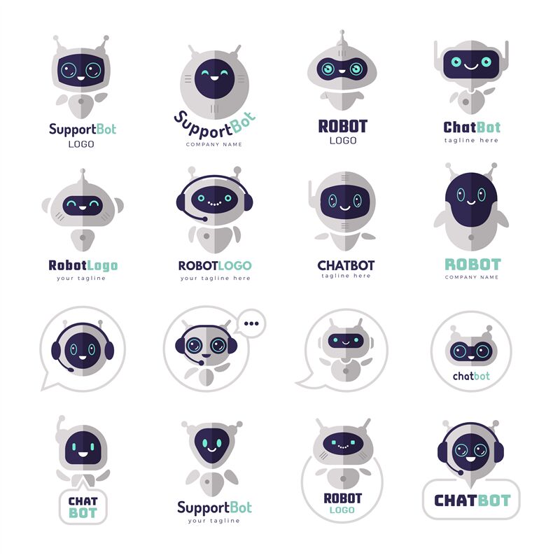 ChatBot Icon Logo PNG vector in SVG, PDF, AI, CDR format