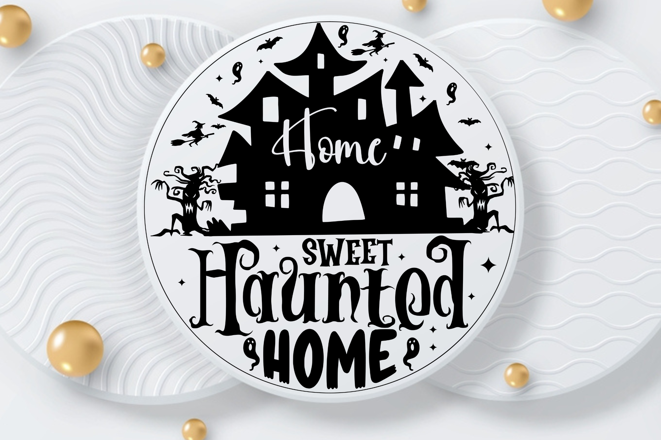 Home sweet haunted home, Home sweet haunted home SVG By DESIGNS DARK