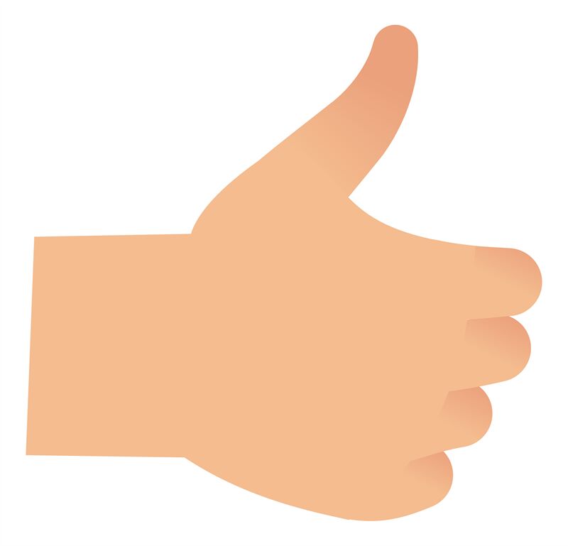 Approve icon. Like hand gesture. Thumb up By YummyBuum | TheHungryJPEG