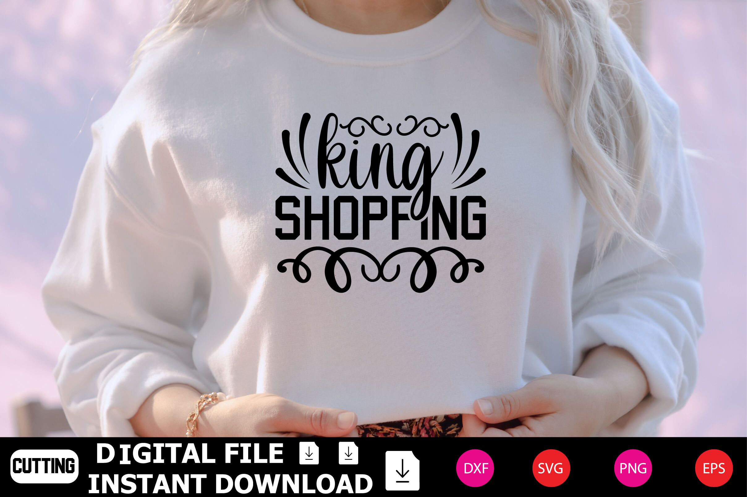 King Shopping By DesignMarket24 | TheHungryJPEG