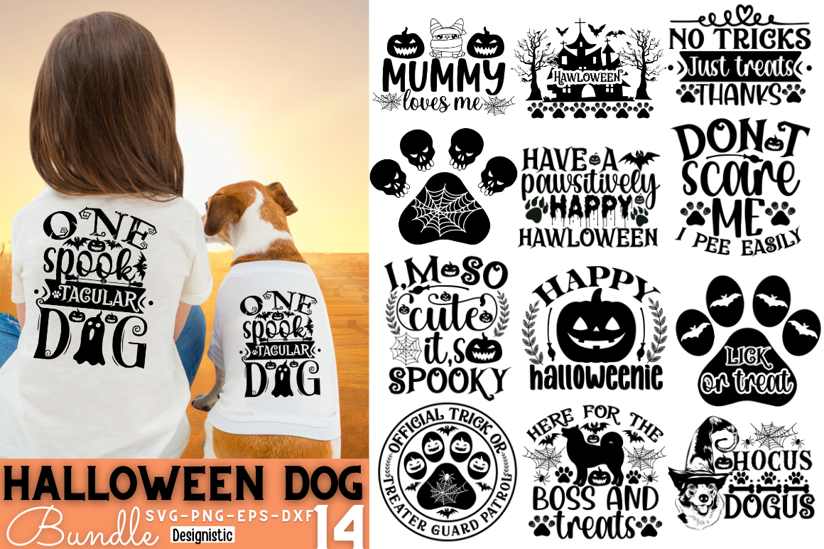 Halloween Dog SVG Bundle, Halloween Dog Bandala SVG Bundle By DESIGNS