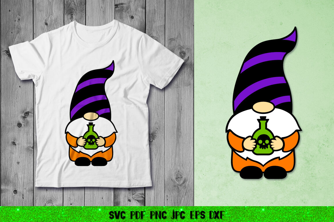 Halloween Gnome Cut Files SVG | Welcome and Be Scary SVG By Digital ...