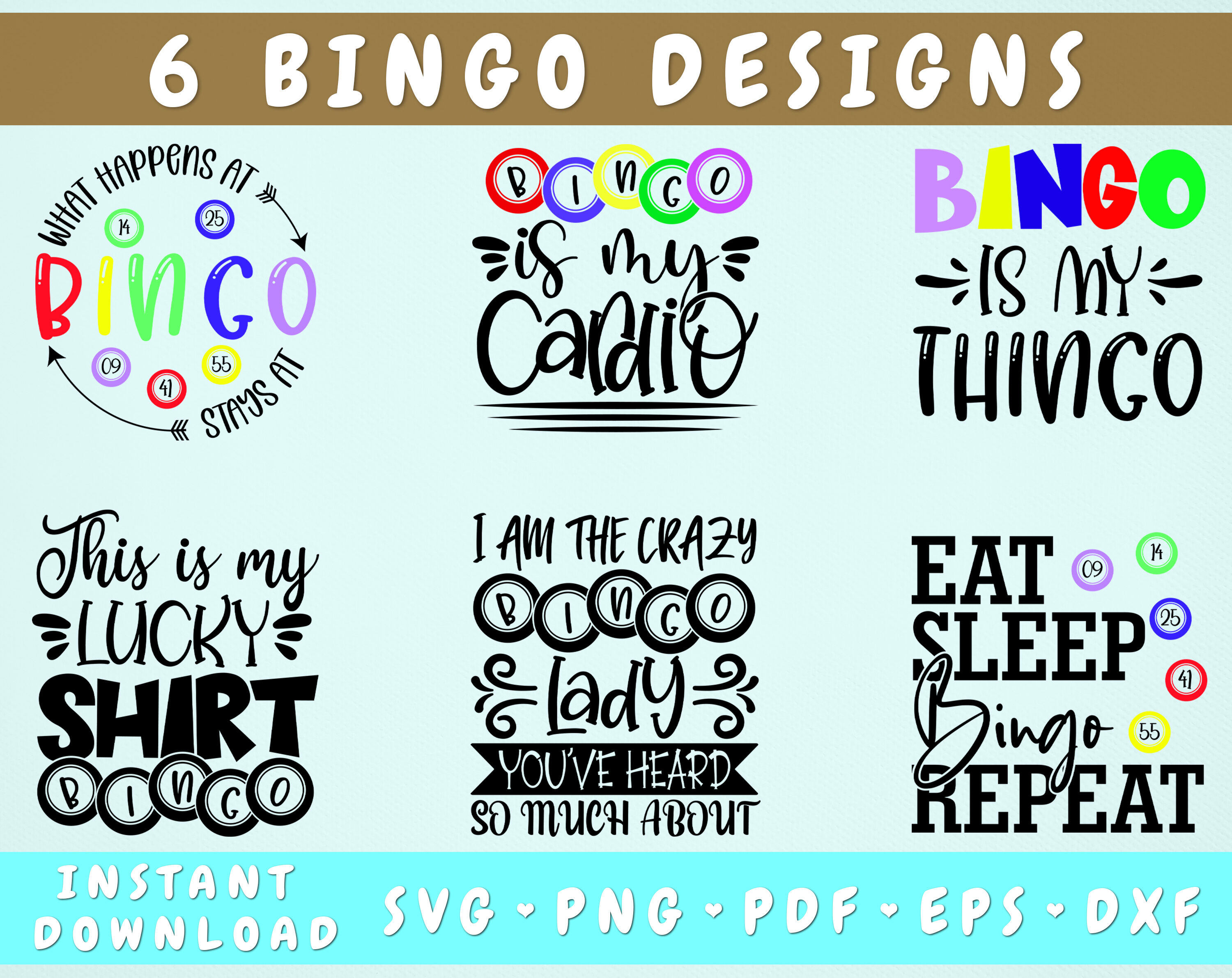 Bingo Svg File Bingo Monogram Svg Bingo Shirt Design Svg Bingo | Porn ...