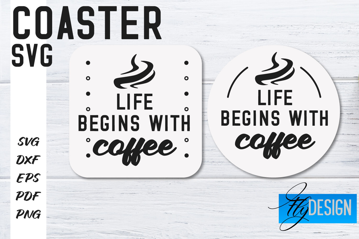 Coffee SVG Kitchen Quotes Funny Kitchen Signs Life Begins