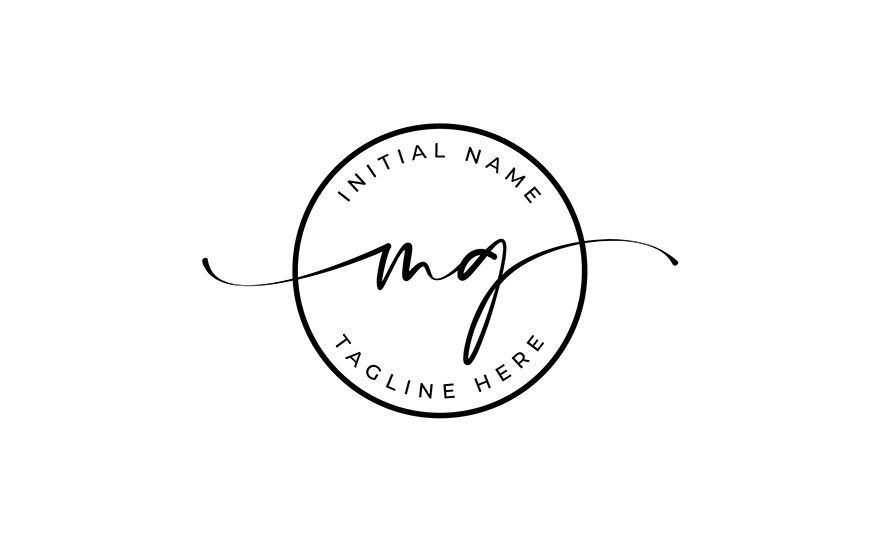 Handwritten Logo, Premade Logo, vl Initial Letters, Monogram By Smart Works